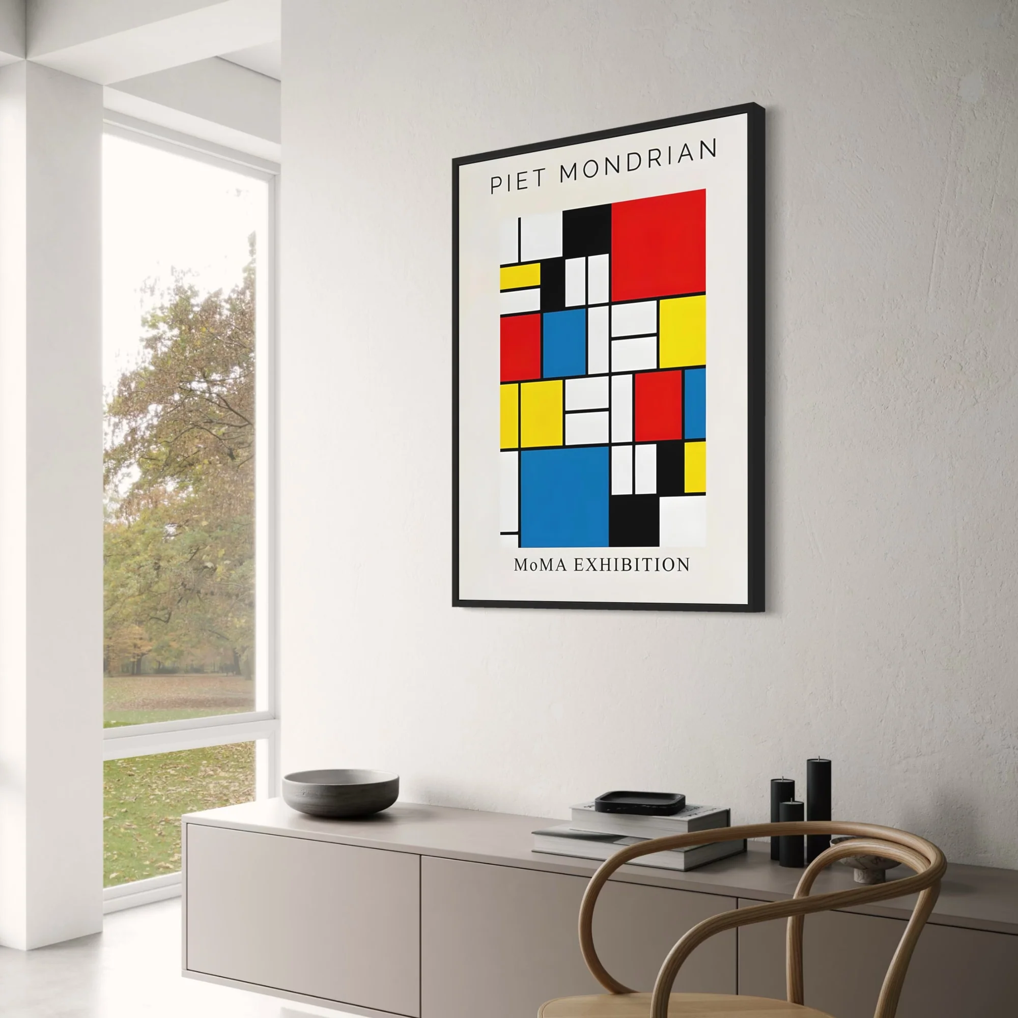 Mondrian Composition | Abstract Color Blocks - Image 3
