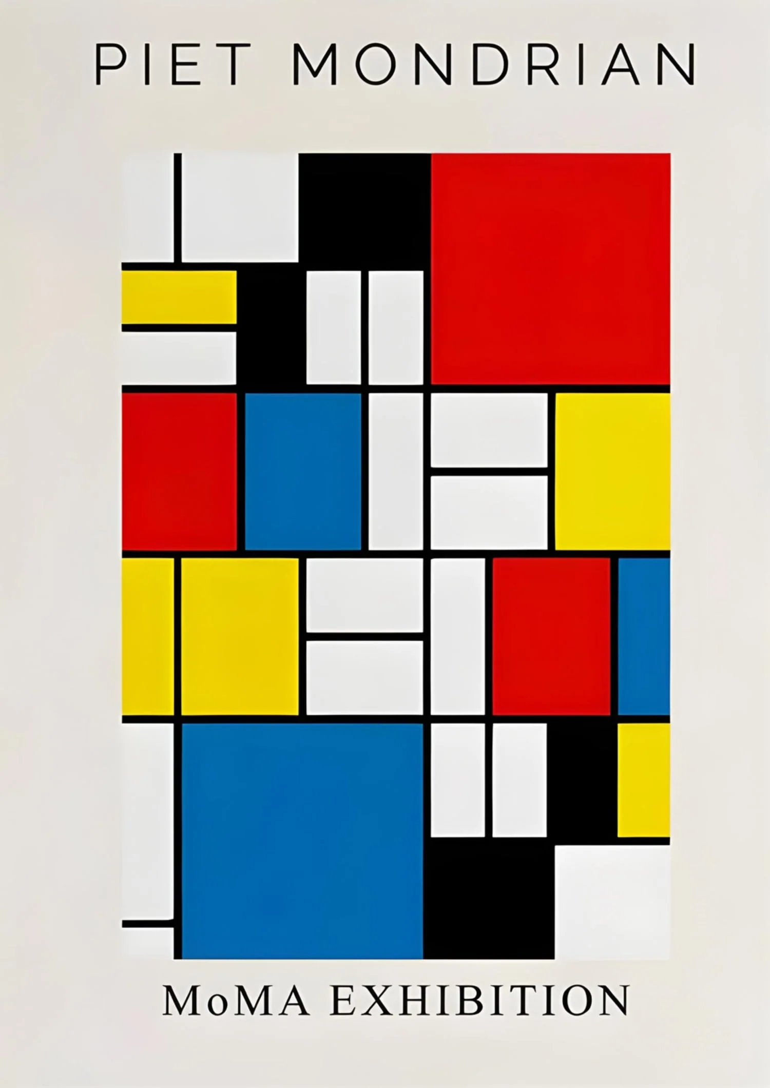 Mondrian Composition | Abstract Color Blocks - Image 4