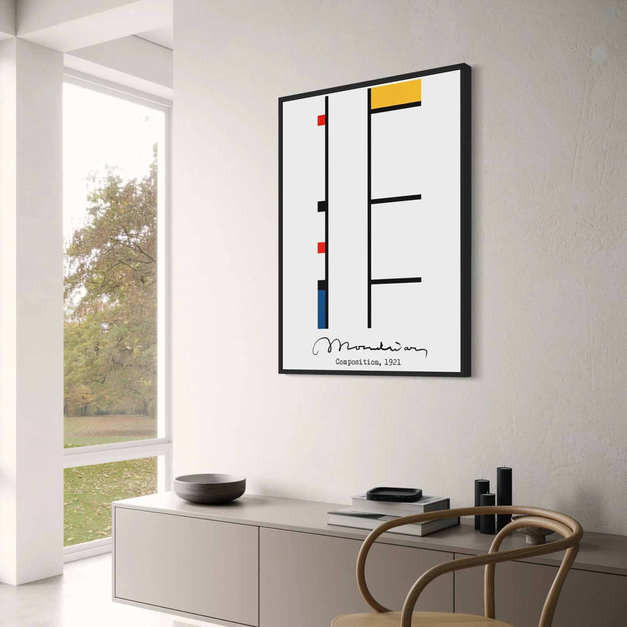 Piet Mondrian | 1921 Abstract Composition | Vintage Reproduction - Image 3