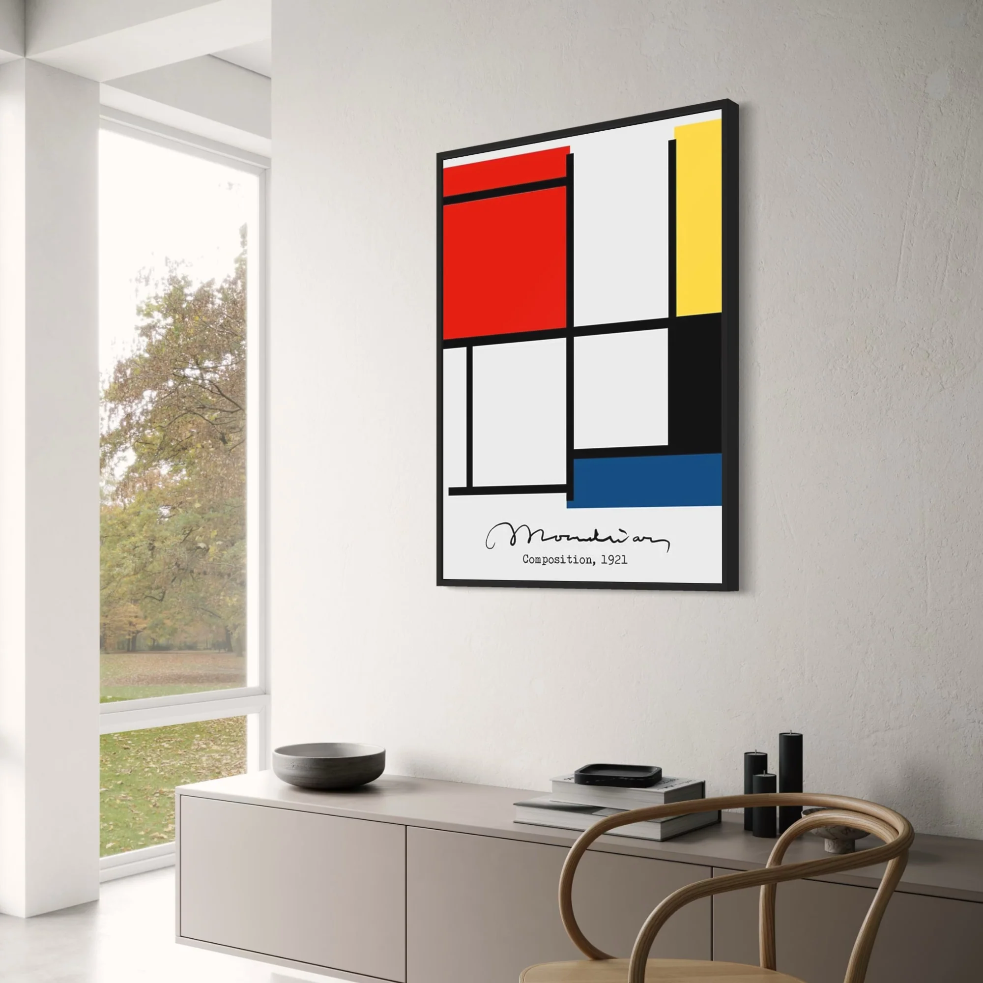 Piet Mondrian | Composition No. II | Modern Geometric Abstract - Image 3