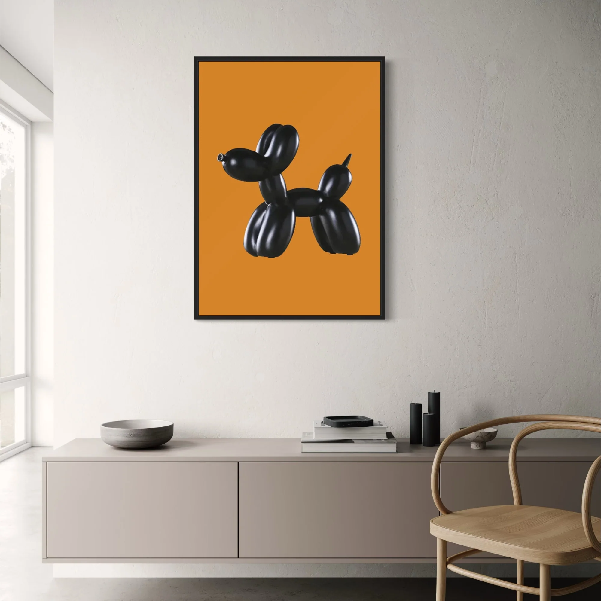 Pop Art Balloon Dog | Abstract Modern Decor - Image 2