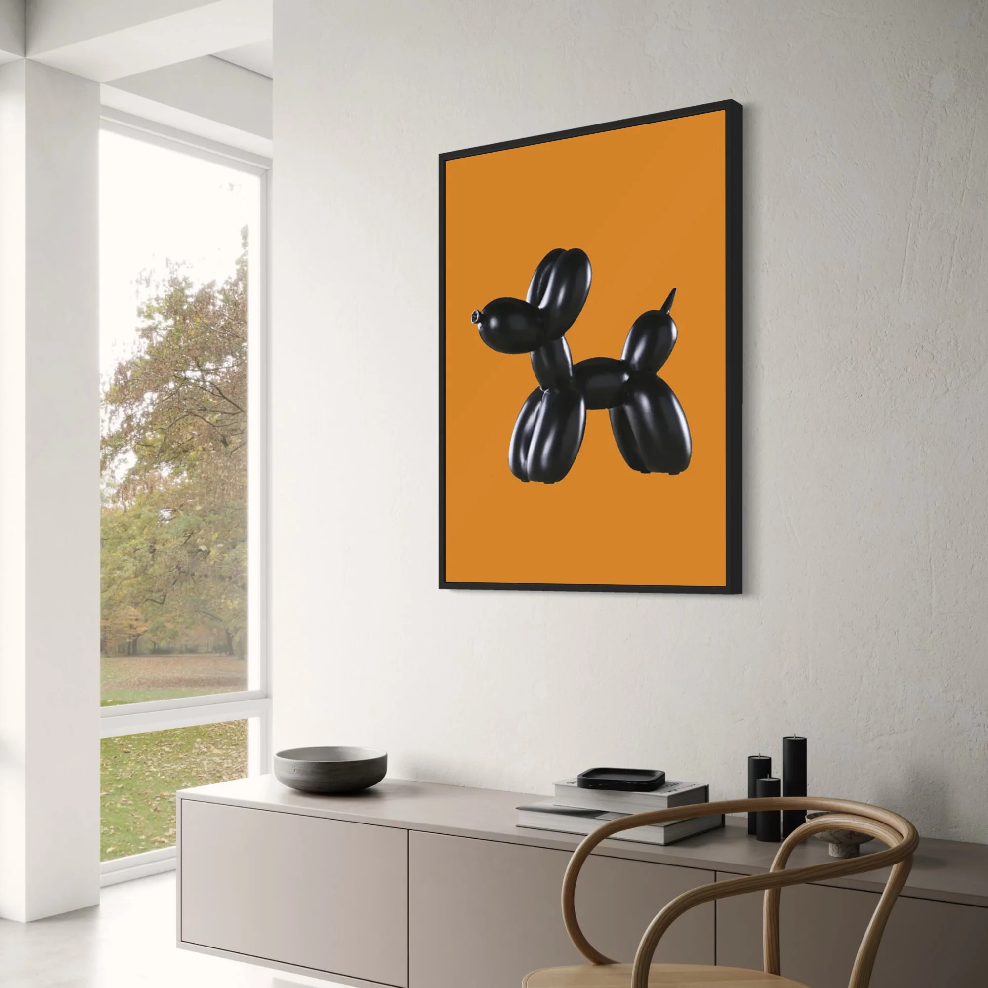 Pop Art Balloon Dog | Abstract Modern Decor - Image 3