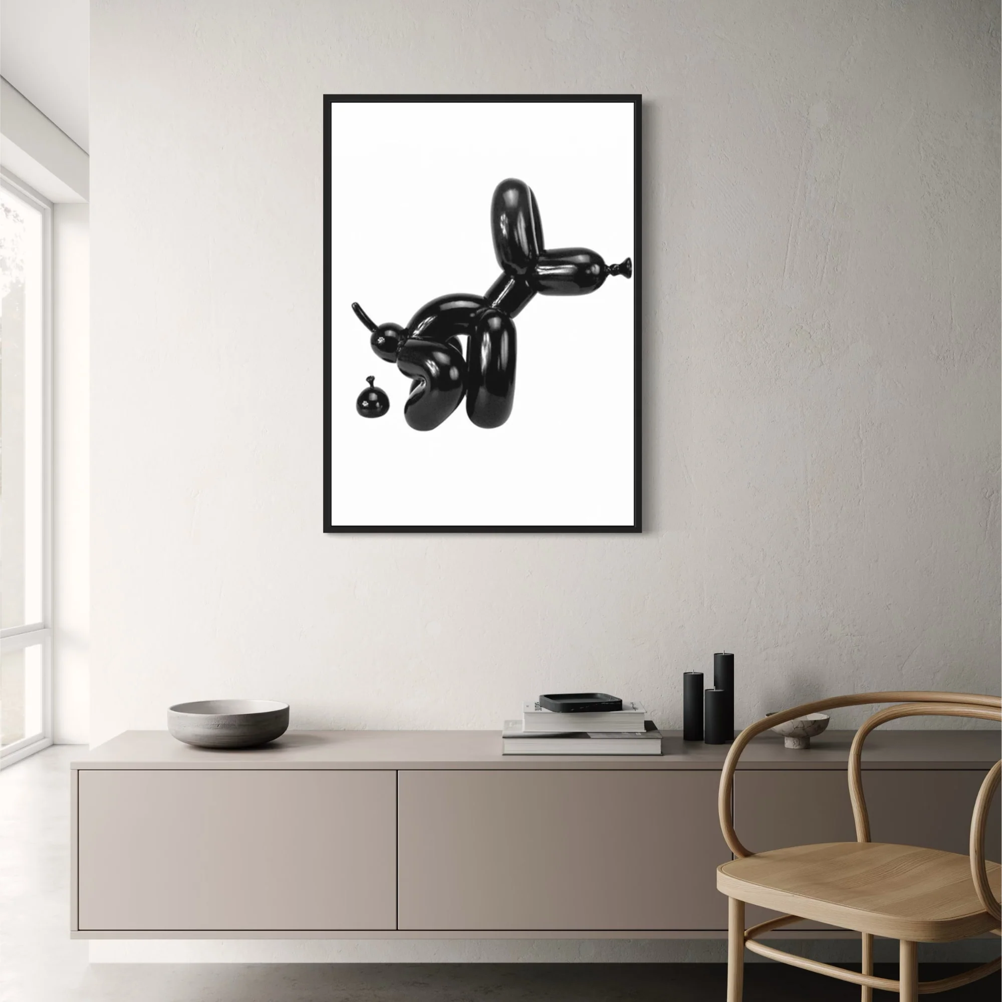 Pop Art Balloon Dog | Modern Abstract - Image 2