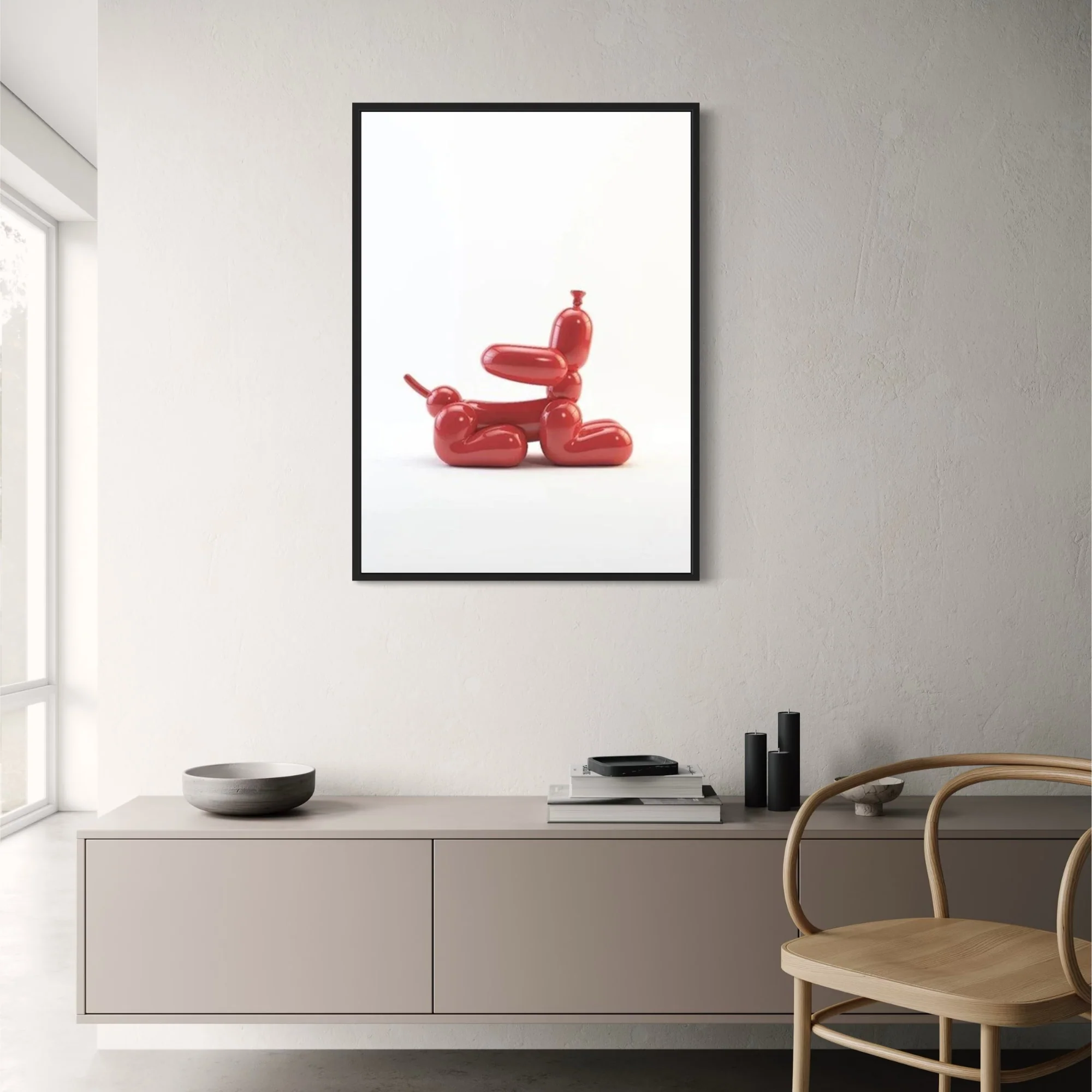Pop Art Balloon Dog | Funny Bathroom Decor - Image 2