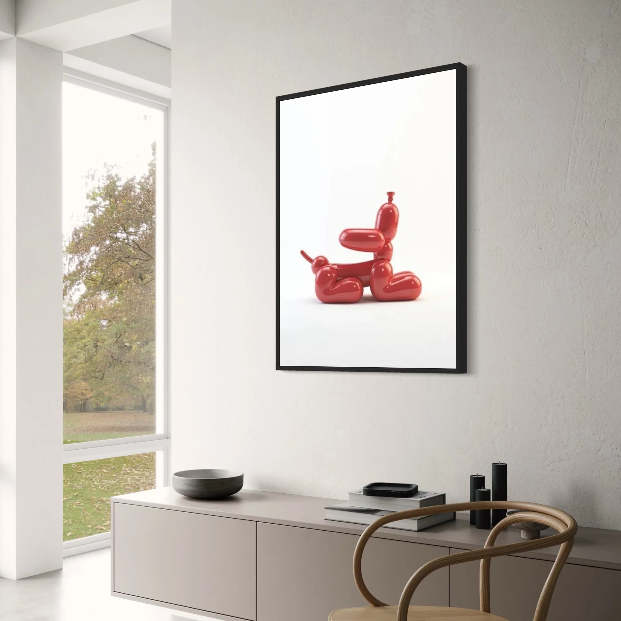 Pop Art Balloon Dog | Funny Bathroom Decor - Image 3