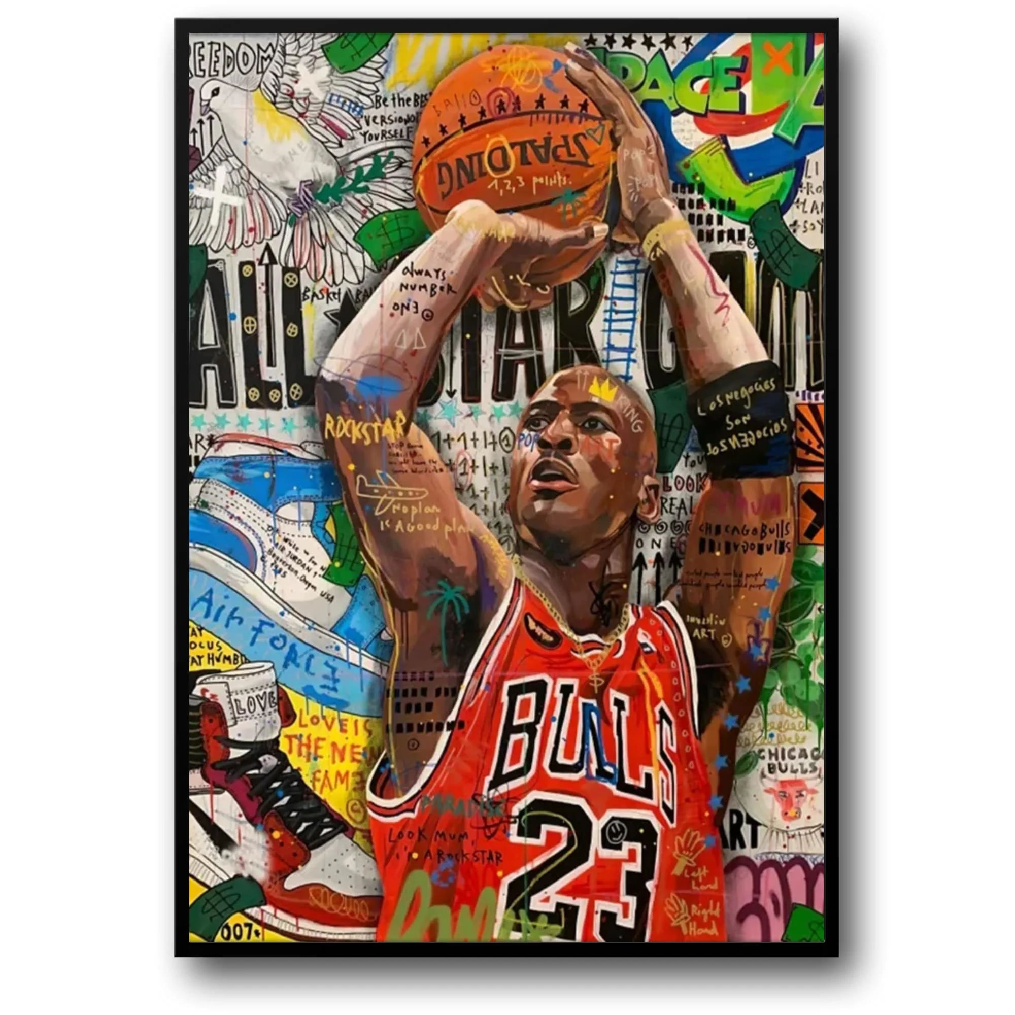 Michael Jordan | Chicago Bulls Graffiti Art
