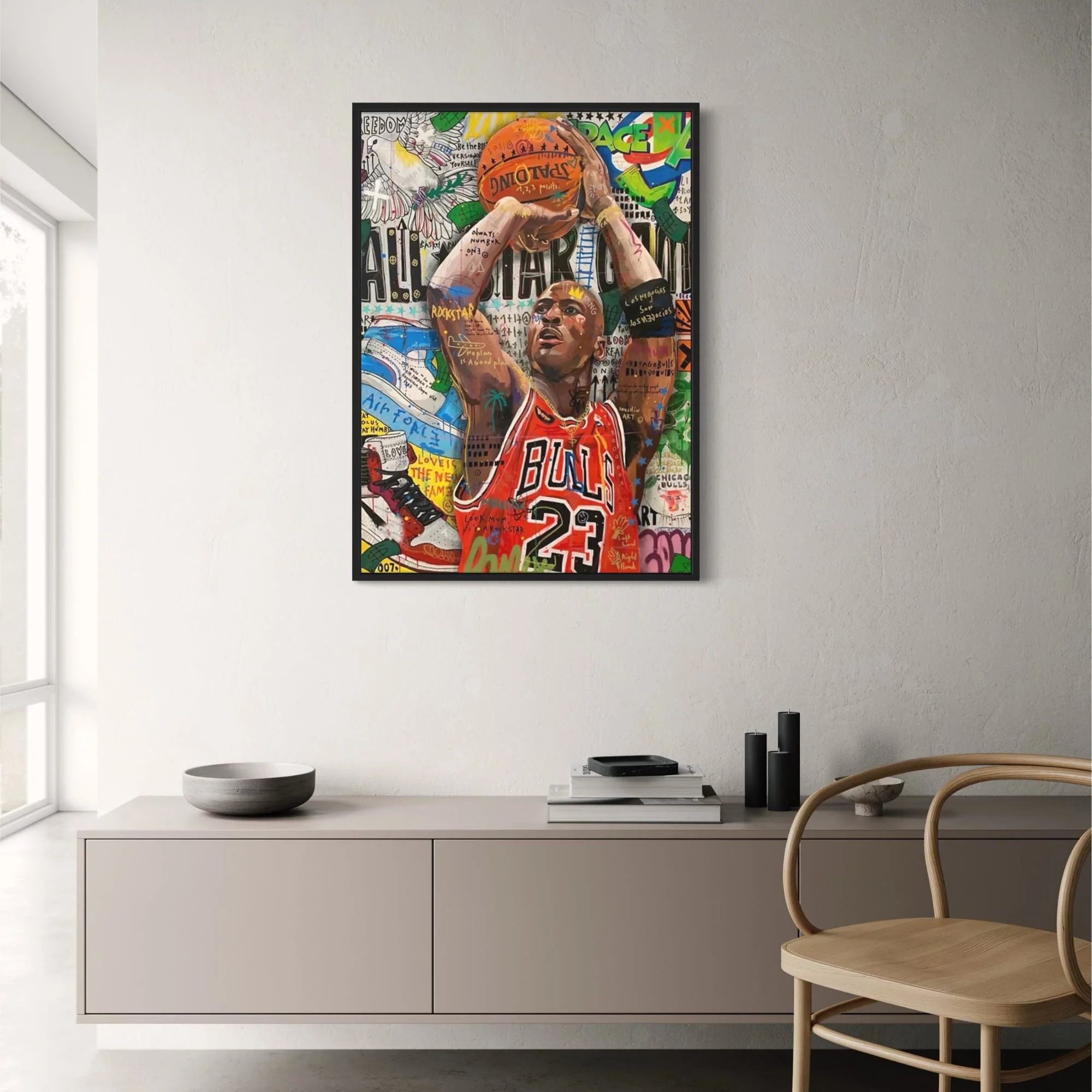 Michael Jordan | Chicago Bulls Graffiti Art - Image 2
