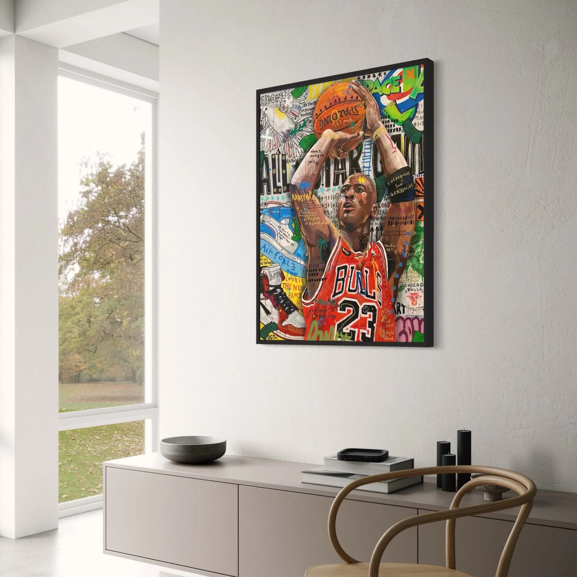 Michael Jordan | Chicago Bulls Graffiti Art - Image 3