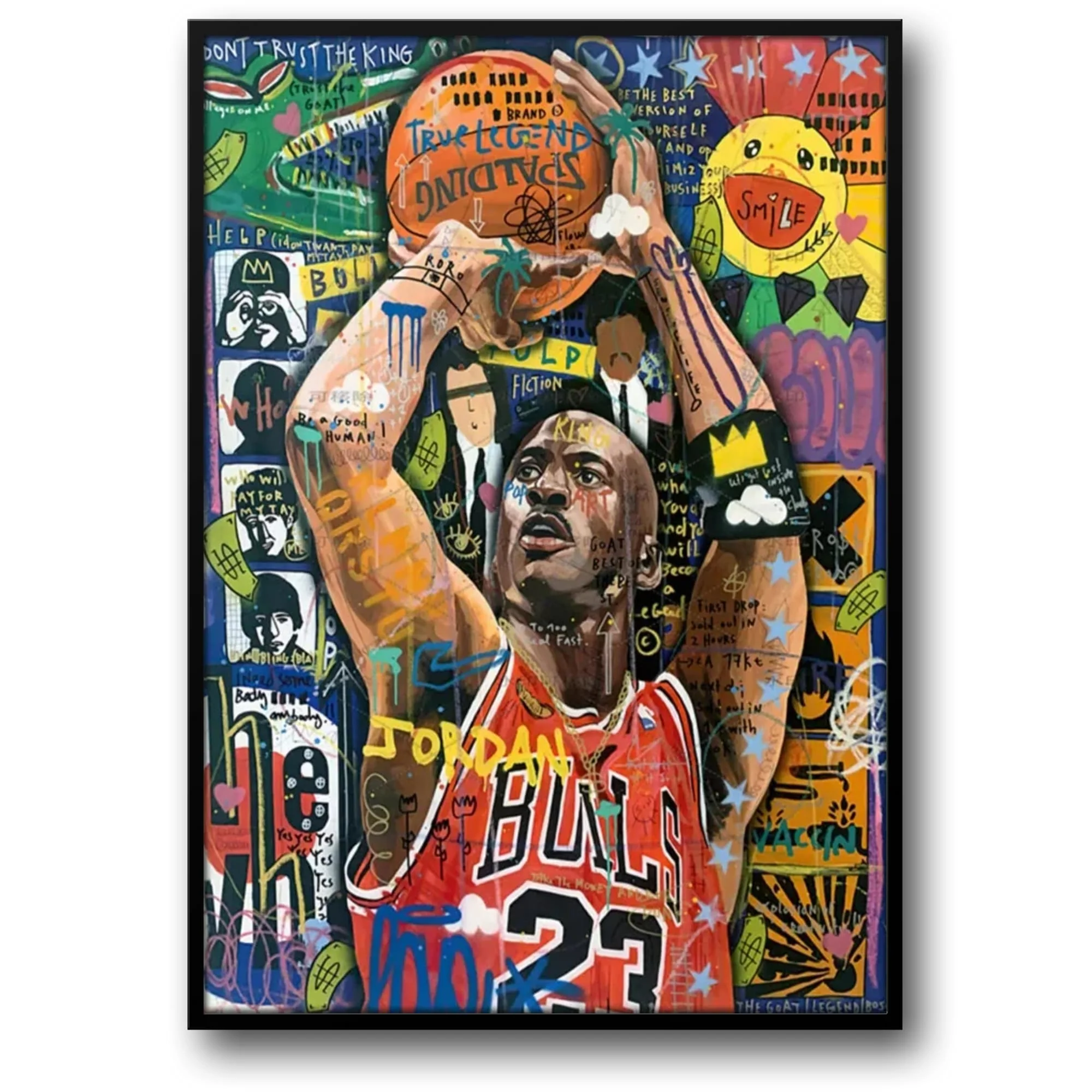 Michael Jordan | Chicago Bulls Graffiti Mural