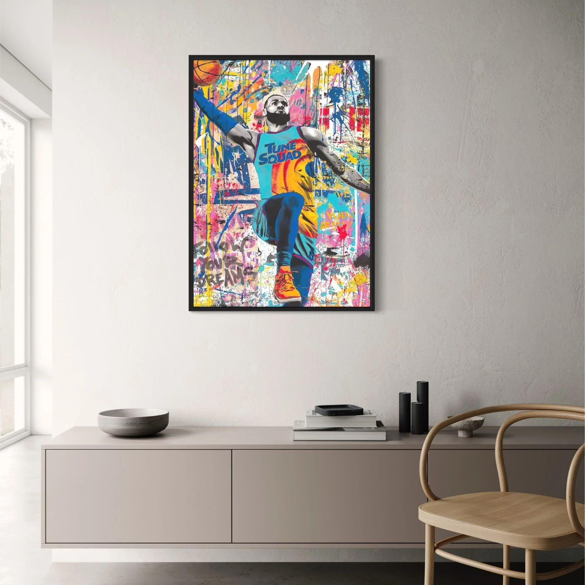 LeBron James Space Jam | Street Graffiti Art - Image 2
