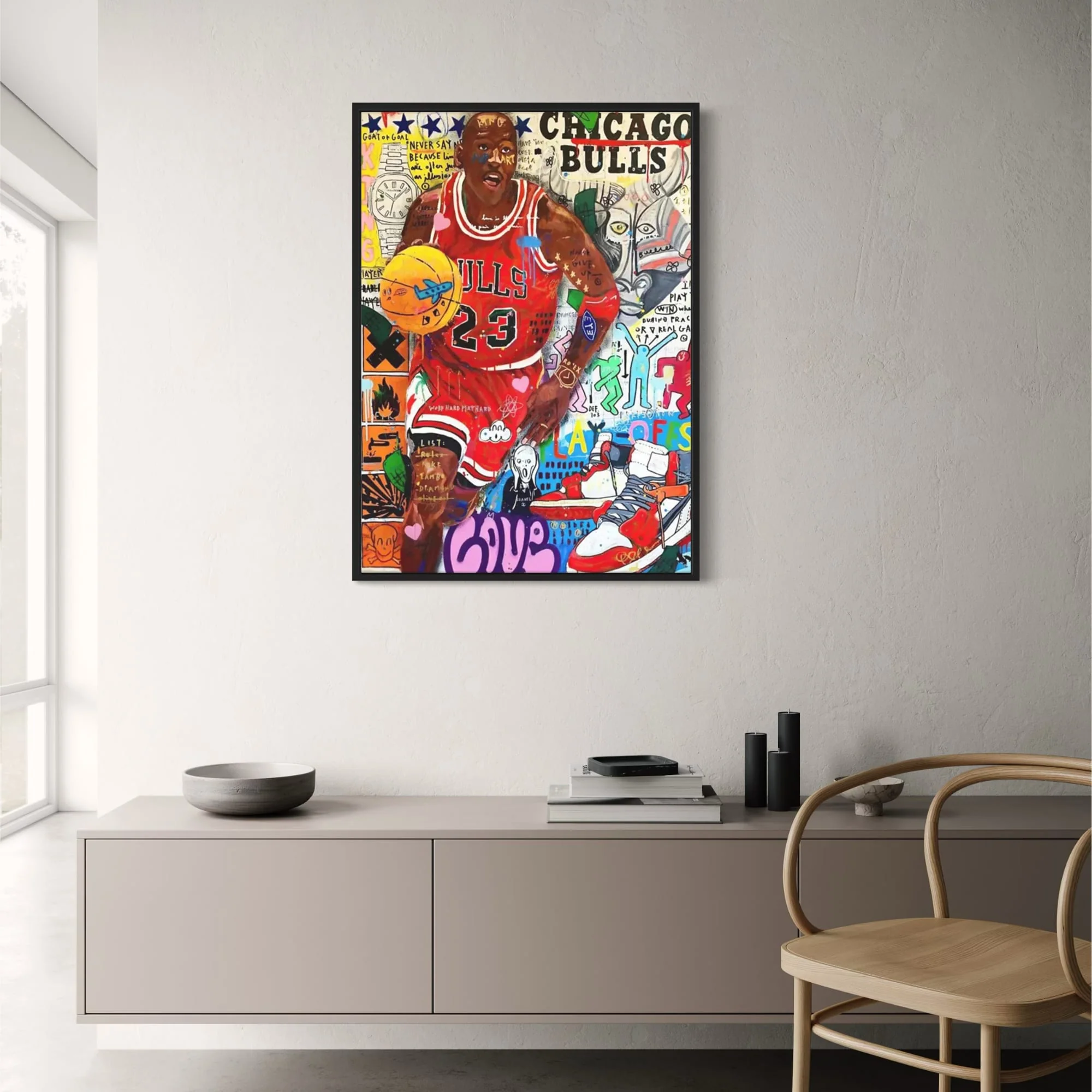 Michael Jordan | Chicago Bulls | Graffiti Style - Image 2