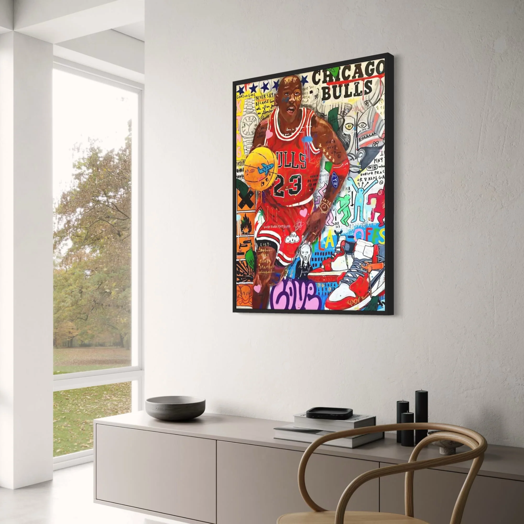 Michael Jordan | Chicago Bulls | Graffiti Style - Image 3