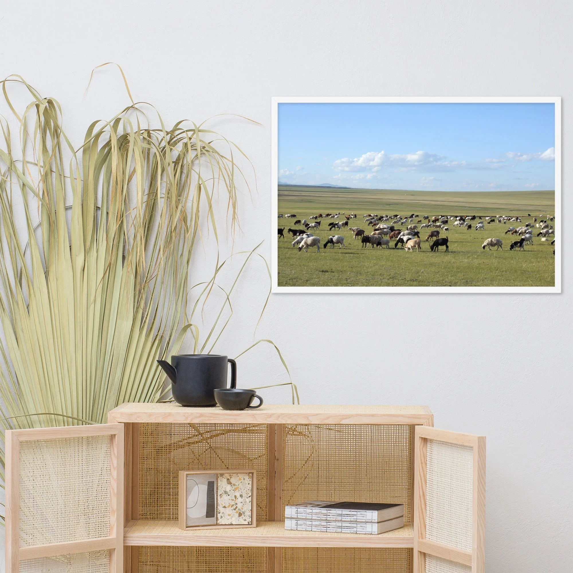 Mongolian Steppe Sheep Herd - Image 3