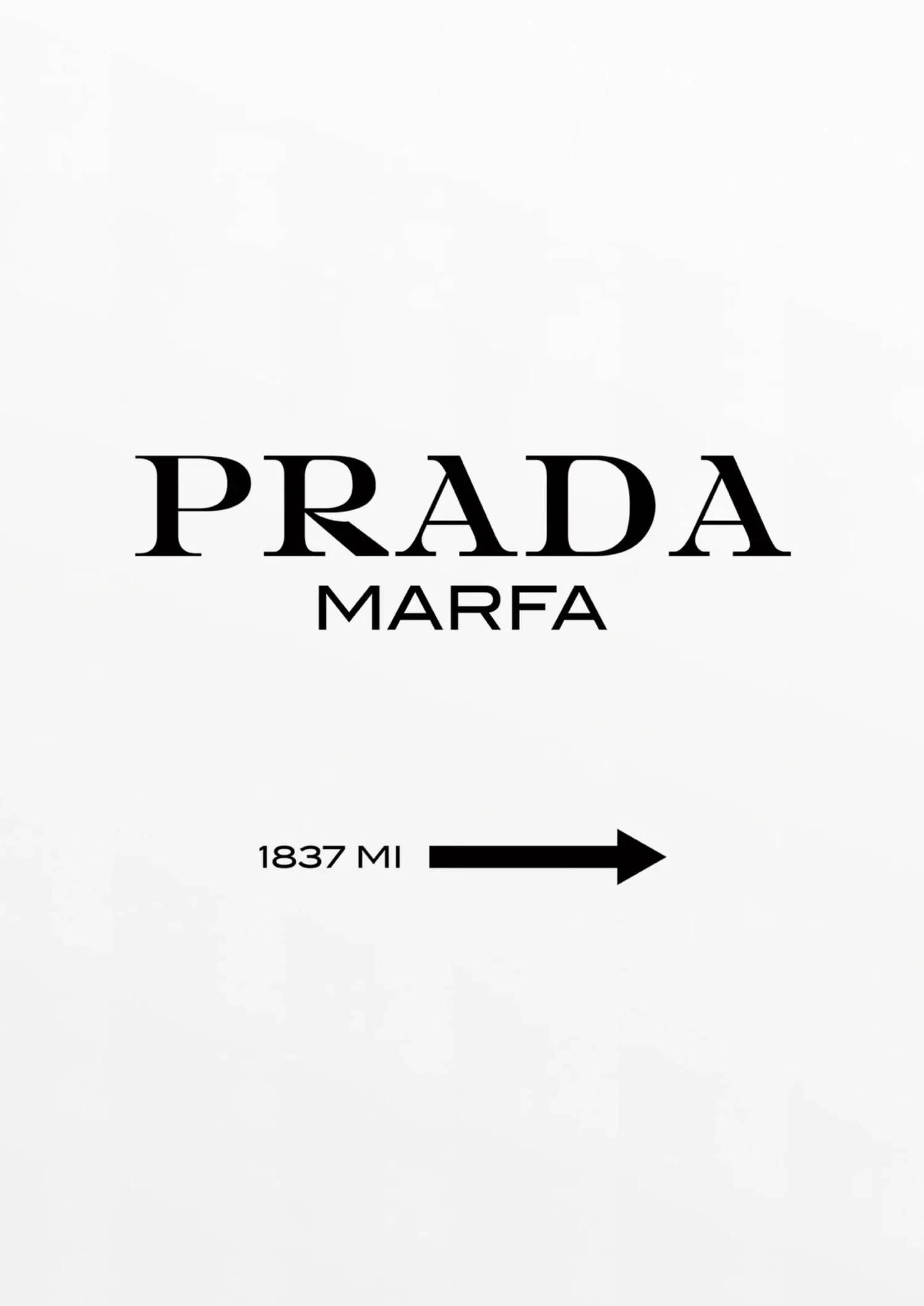 Prada Marfa | Minimalist Fashion Art - Image 4