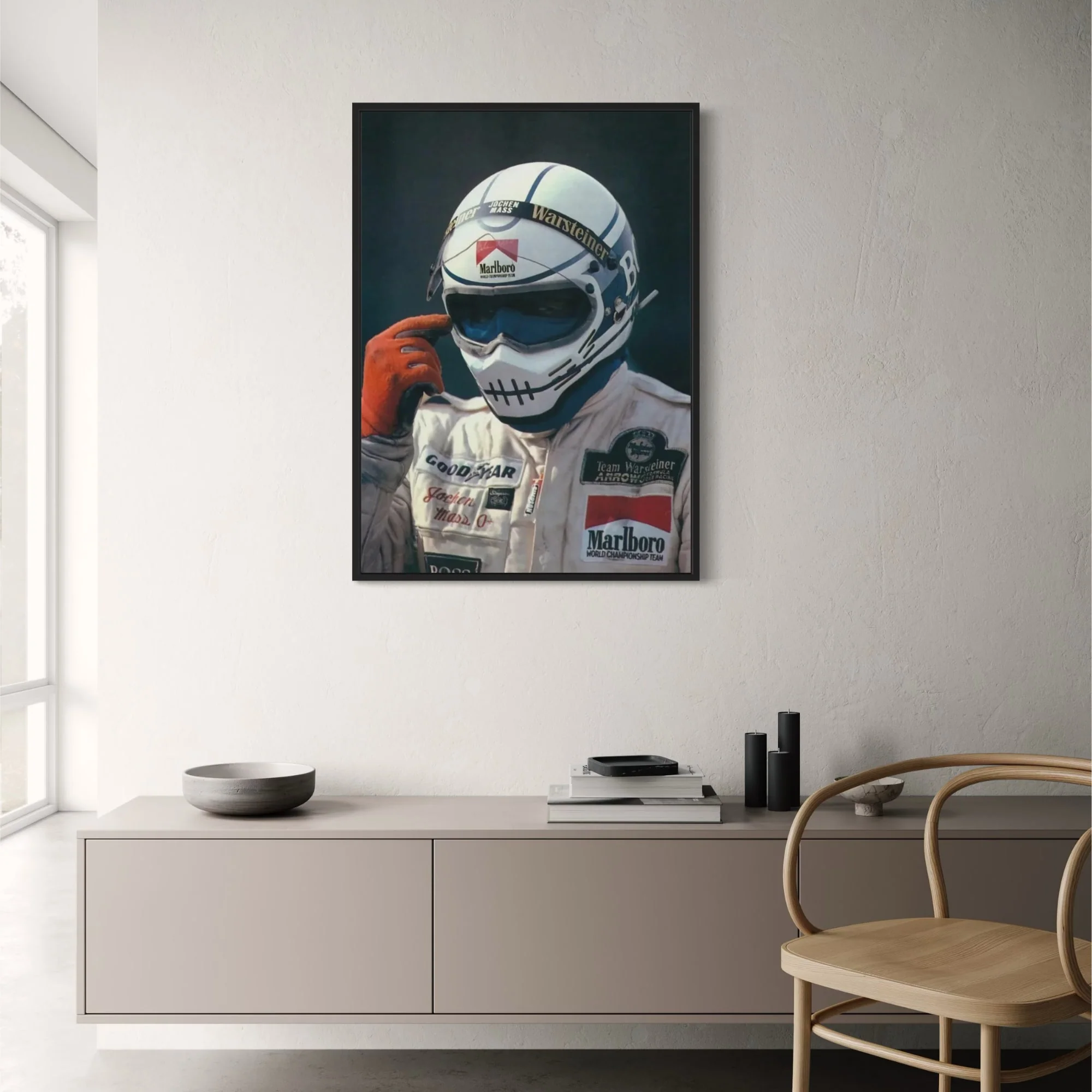 Racing Poster | Old School Marlboro | Trendy Red Aesthetic | Marlboro driver - Image 2