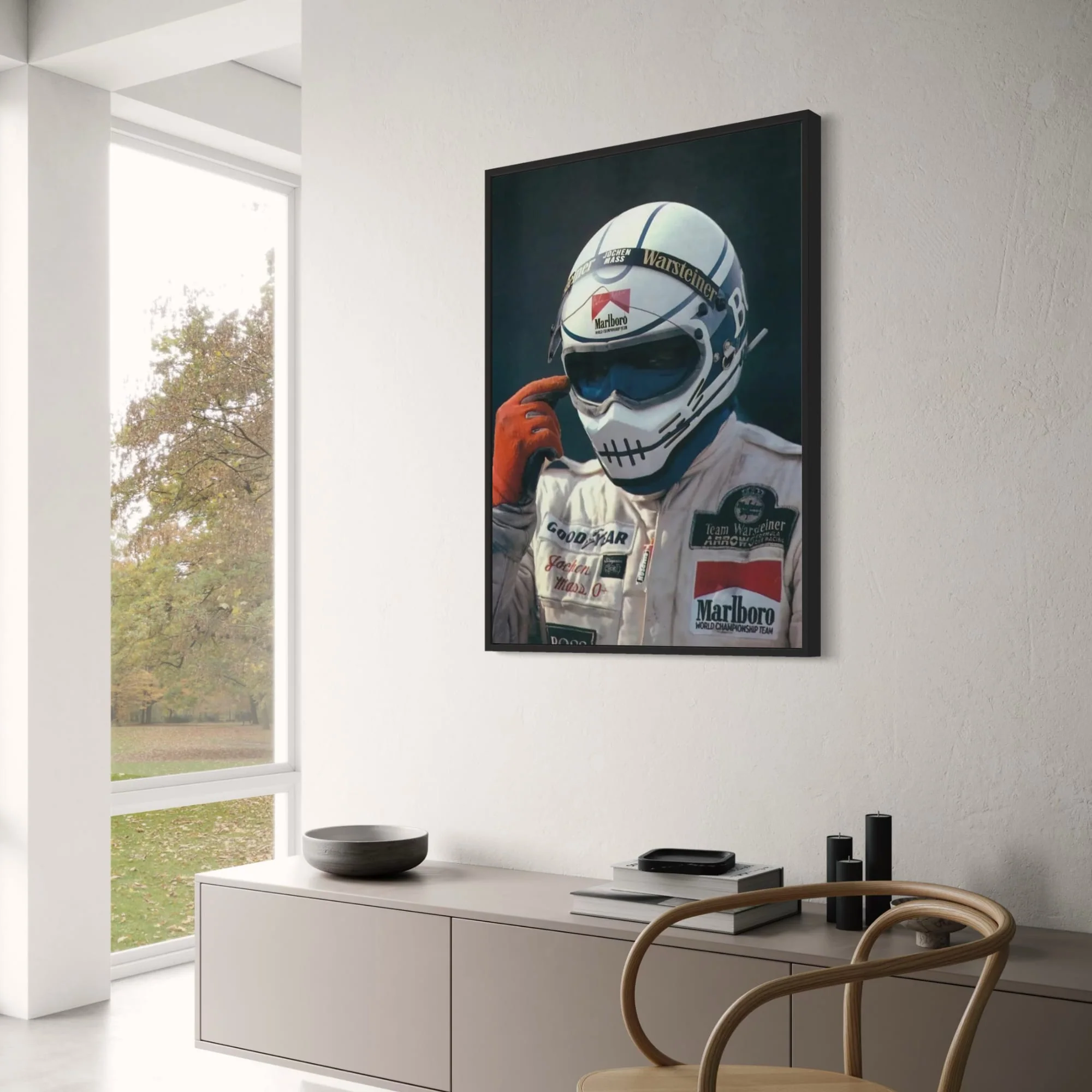 Racing Poster | Old School Marlboro | Trendy Red Aesthetic | Marlboro driver - Image 3