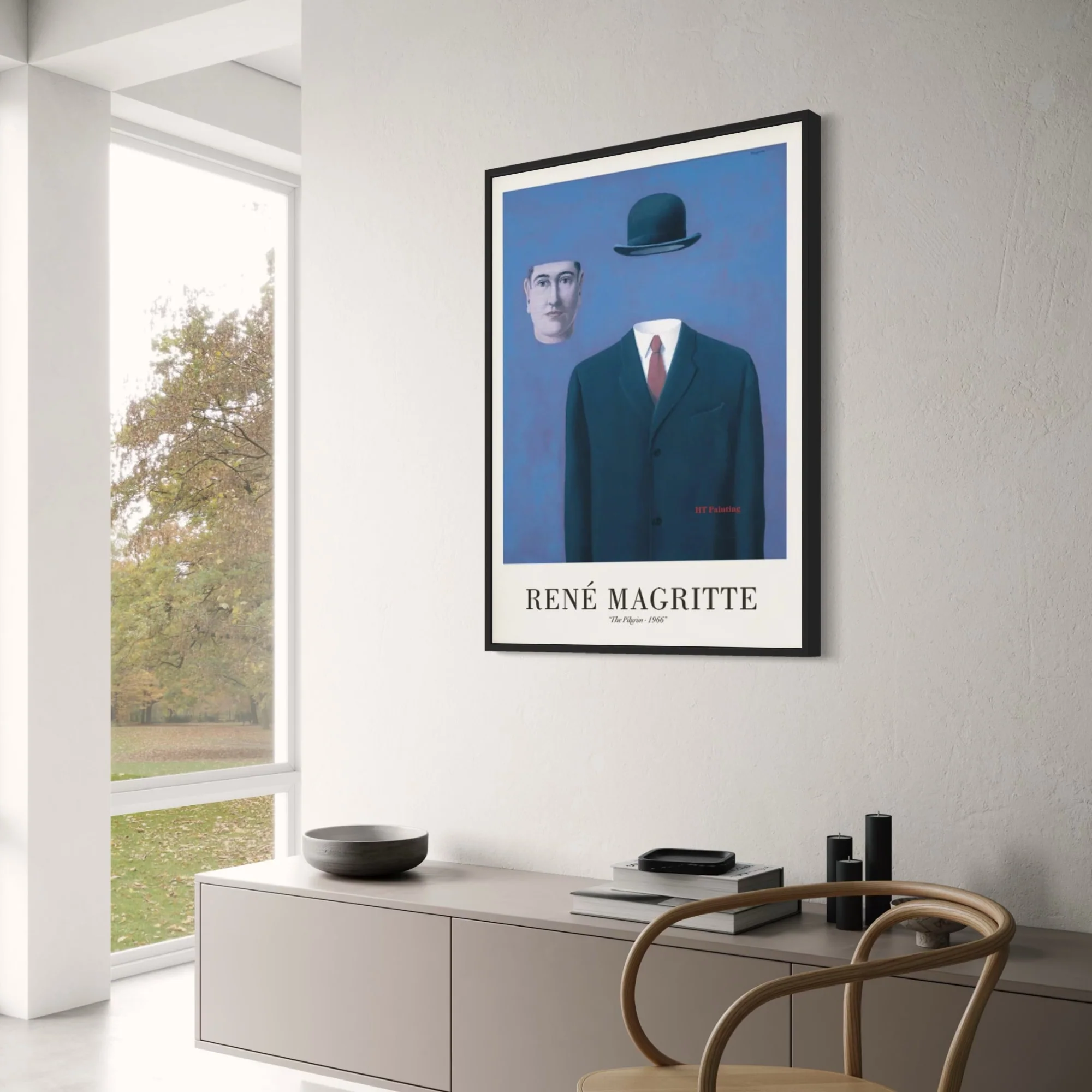Rene Magritte | The Pilgrim 1966 | Surrealism - Image 3