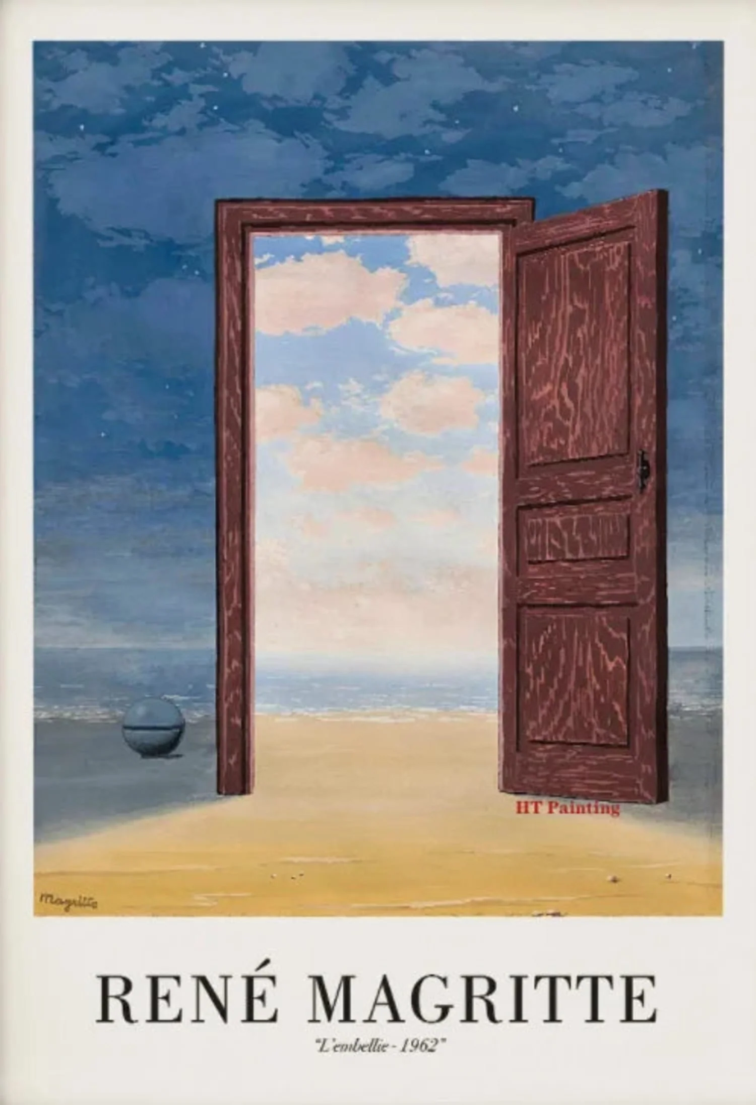 Rene Magritte | L'Embellie | Surrealism Vintage Art - Image 4
