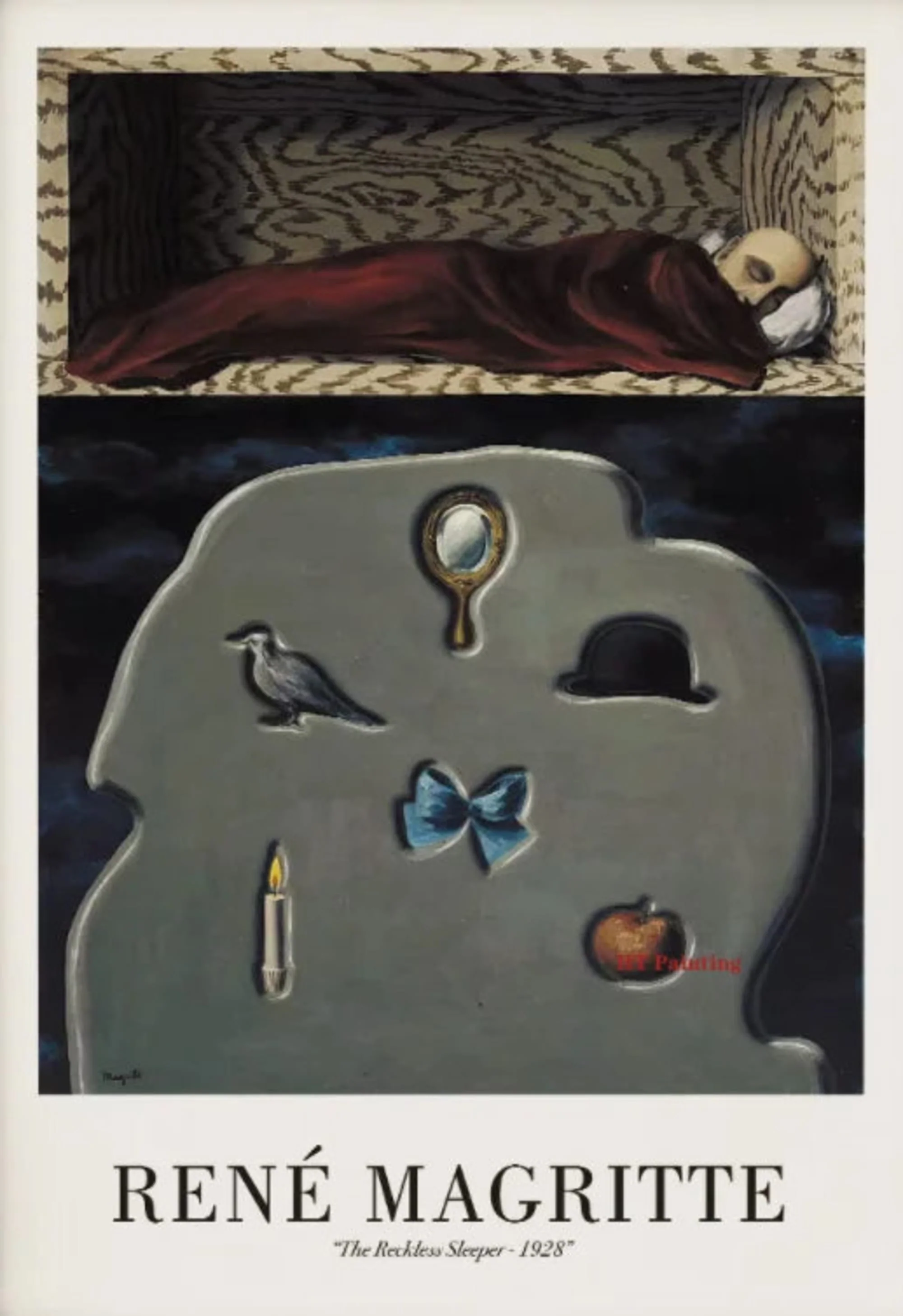 Rene Magritte The Reckless Sleeper 1928 | Surrealist Vintage Art - Image 4