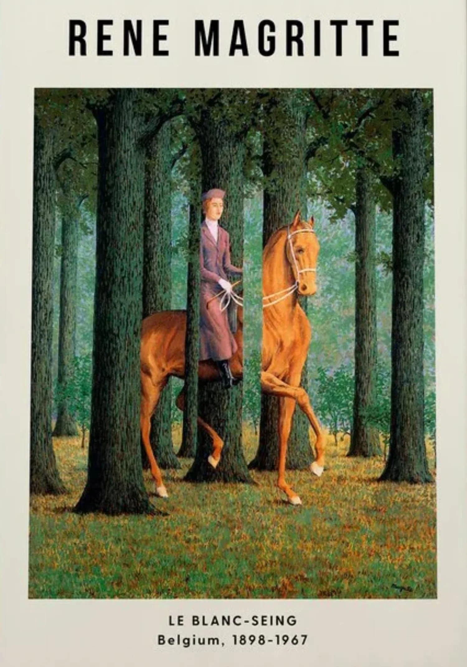 Le Blanc-Seing | Rene Magritte | Surrealist Art - Image 4
