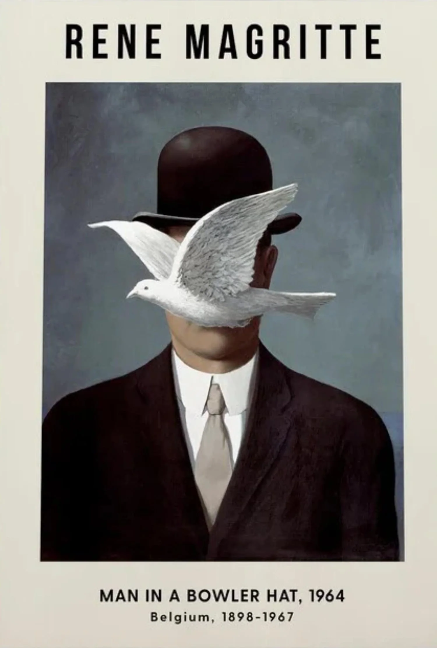 Rene Magritte | Man in a Bowler Hat | Surrealist Artwork - Image 4
