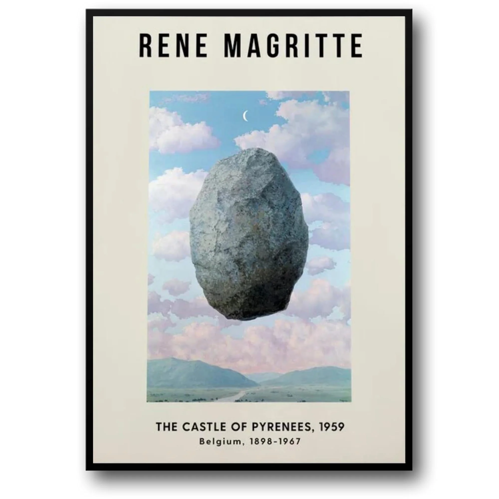 The Castle of Pyrenees | Rene Magritte | Surrealist