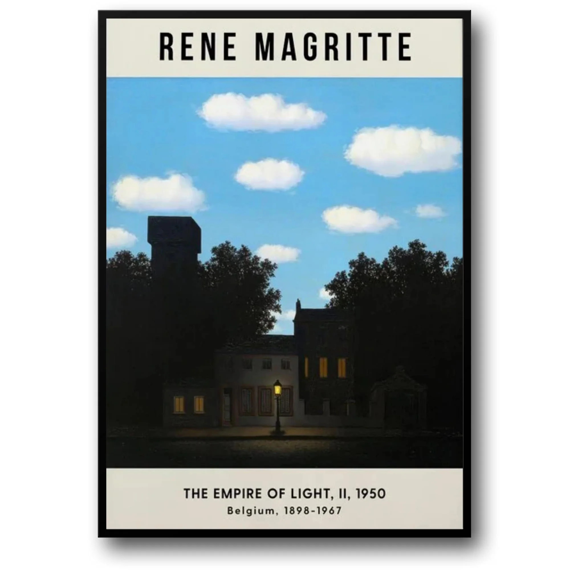 Rene Magritte | The Empire of Light II | Surrealism