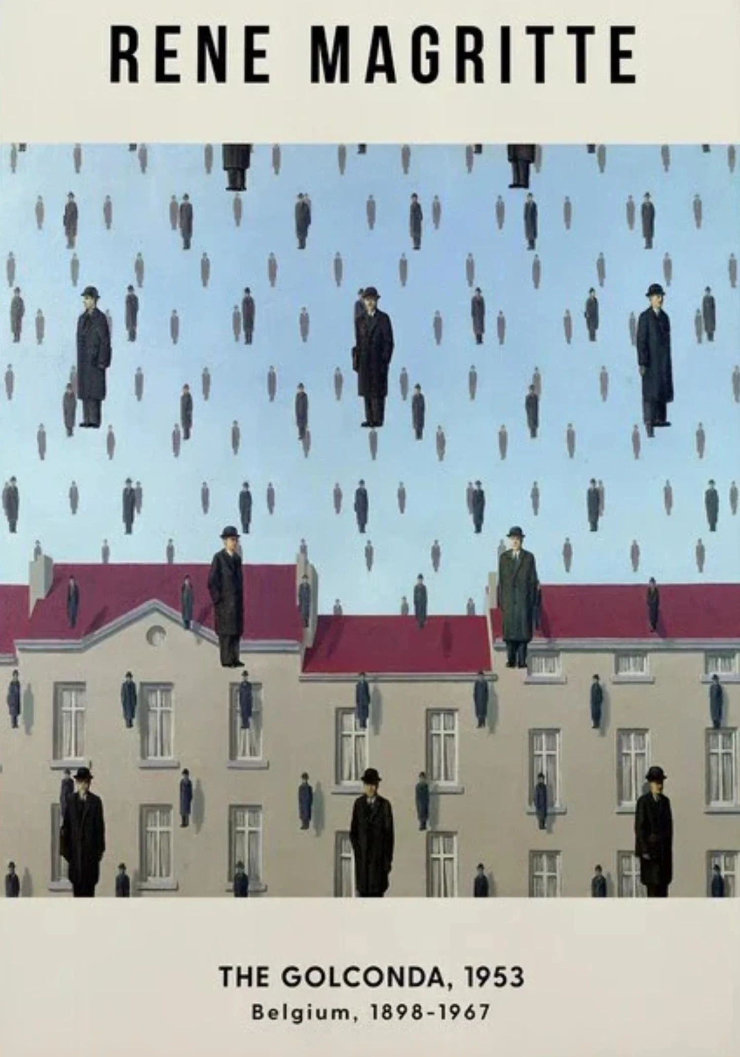 The Golconda 1953 | Rene Magritte Surrealist Art - Image 4