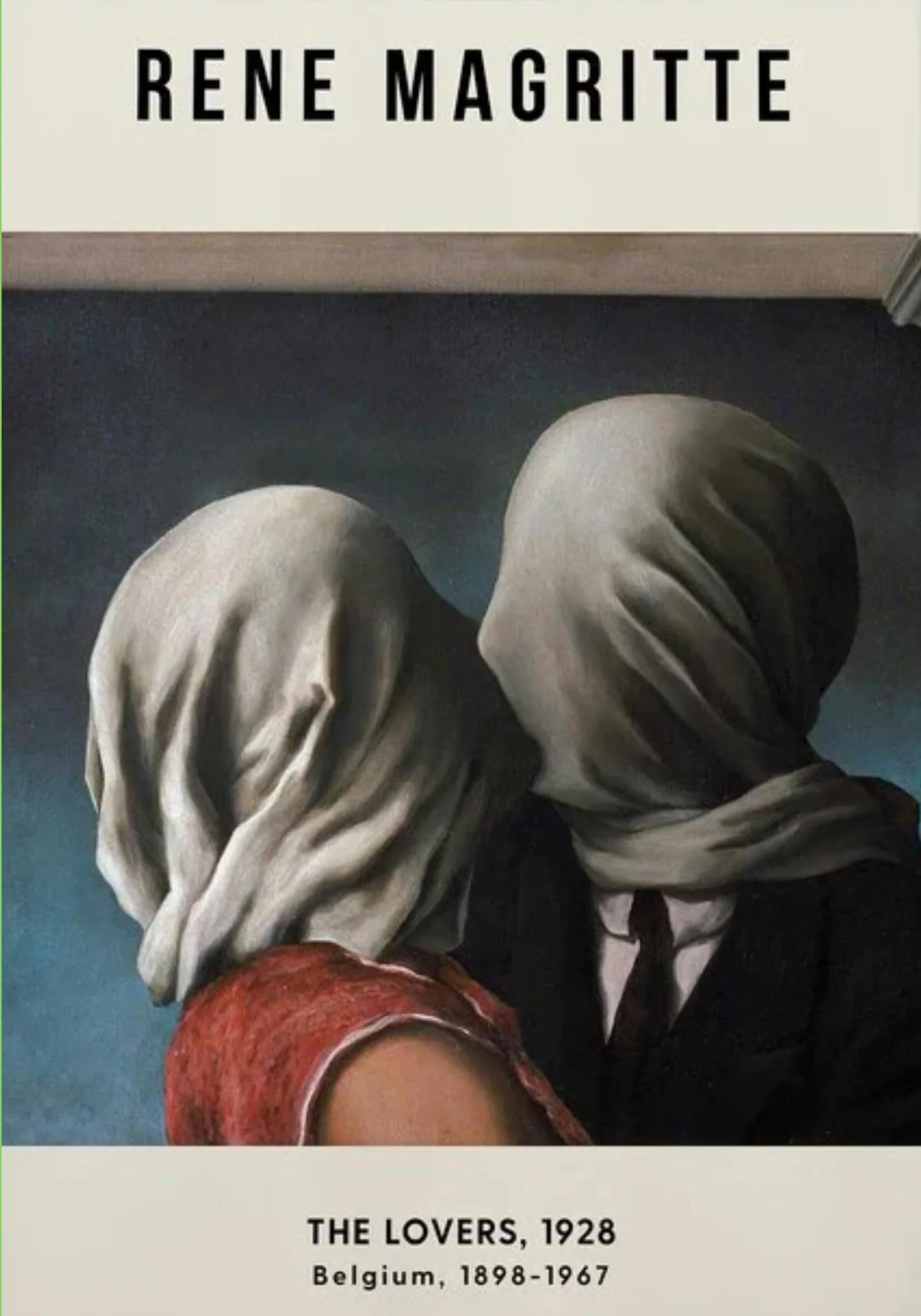 Rene Magritte | The Lovers 1928 | Surreal Art - Image 4