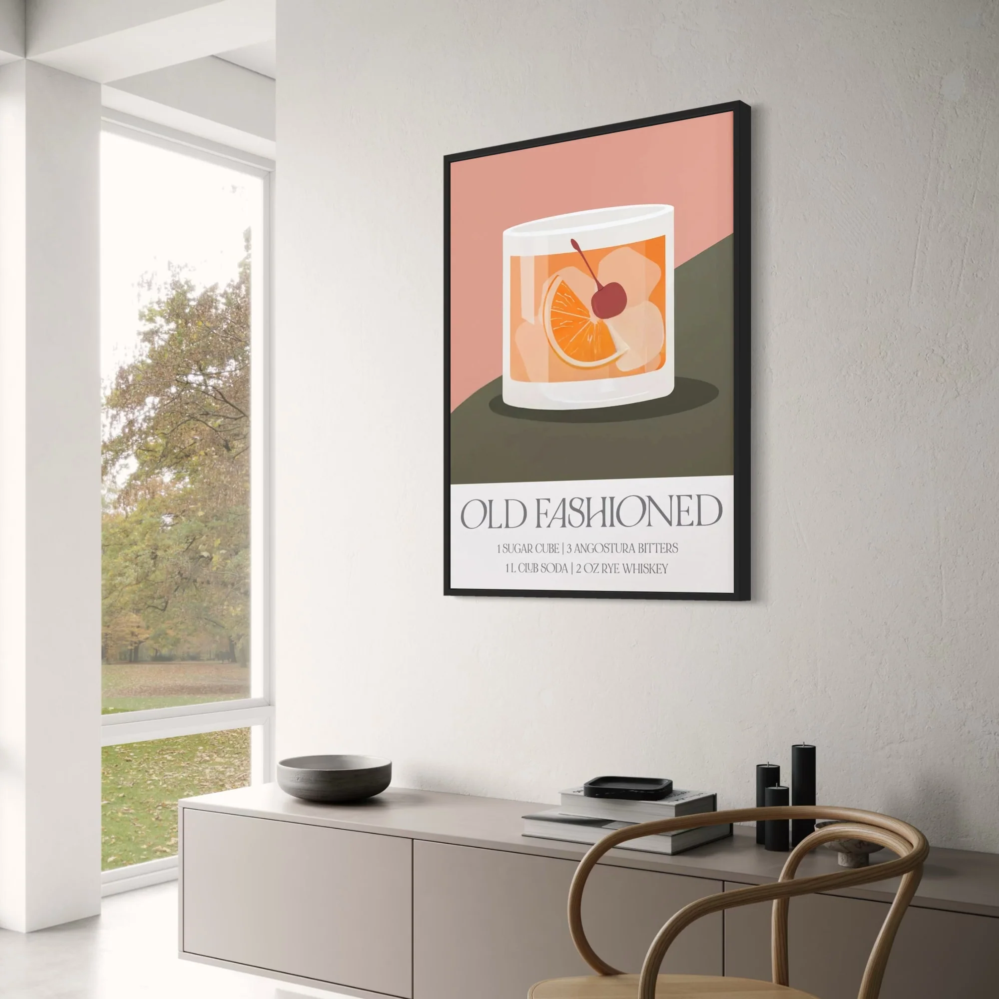 Old Fashioned Recipe | Vintage Bar Decor - Image 3