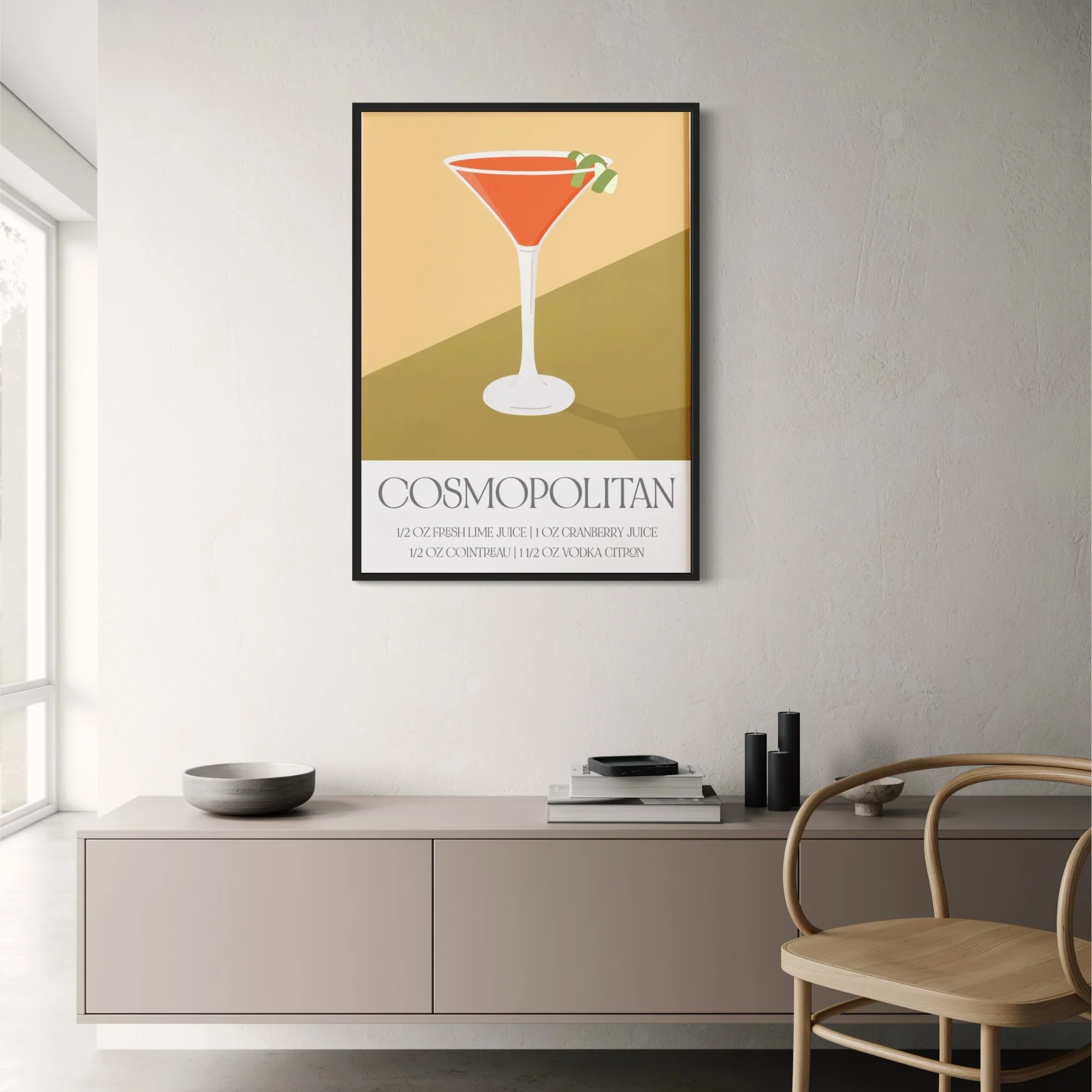 Modern Cosmopolitan | Cocktail Recipe Art - Image 2