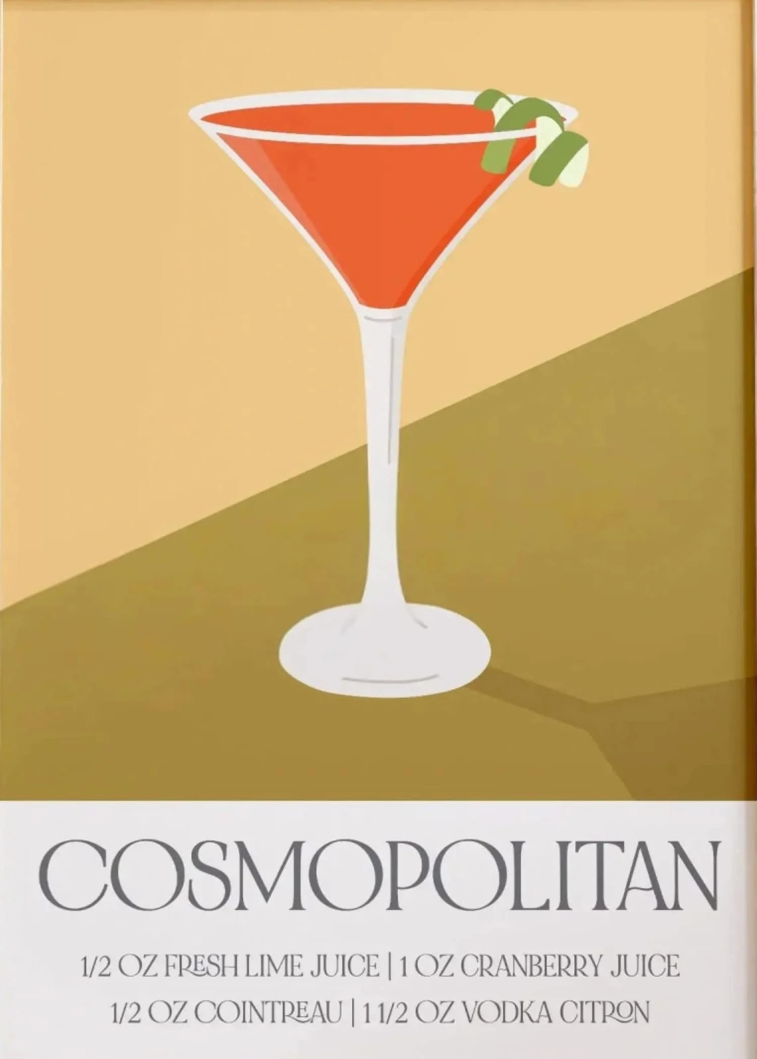 Modern Cosmopolitan | Cocktail Recipe Art - Image 4