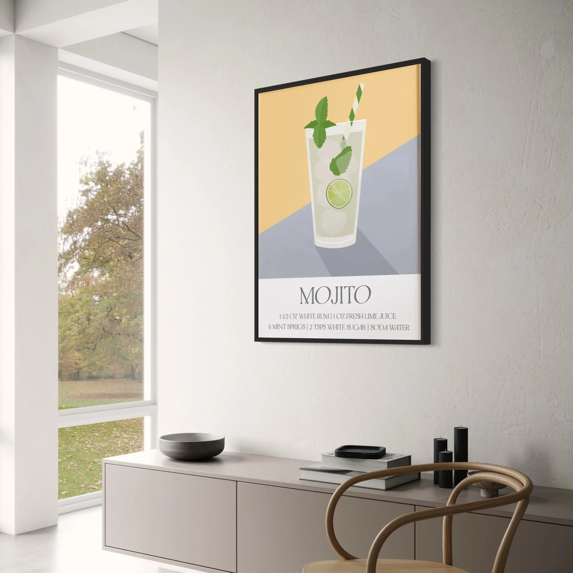Mojito Cocktail Recipe Art - Image 3