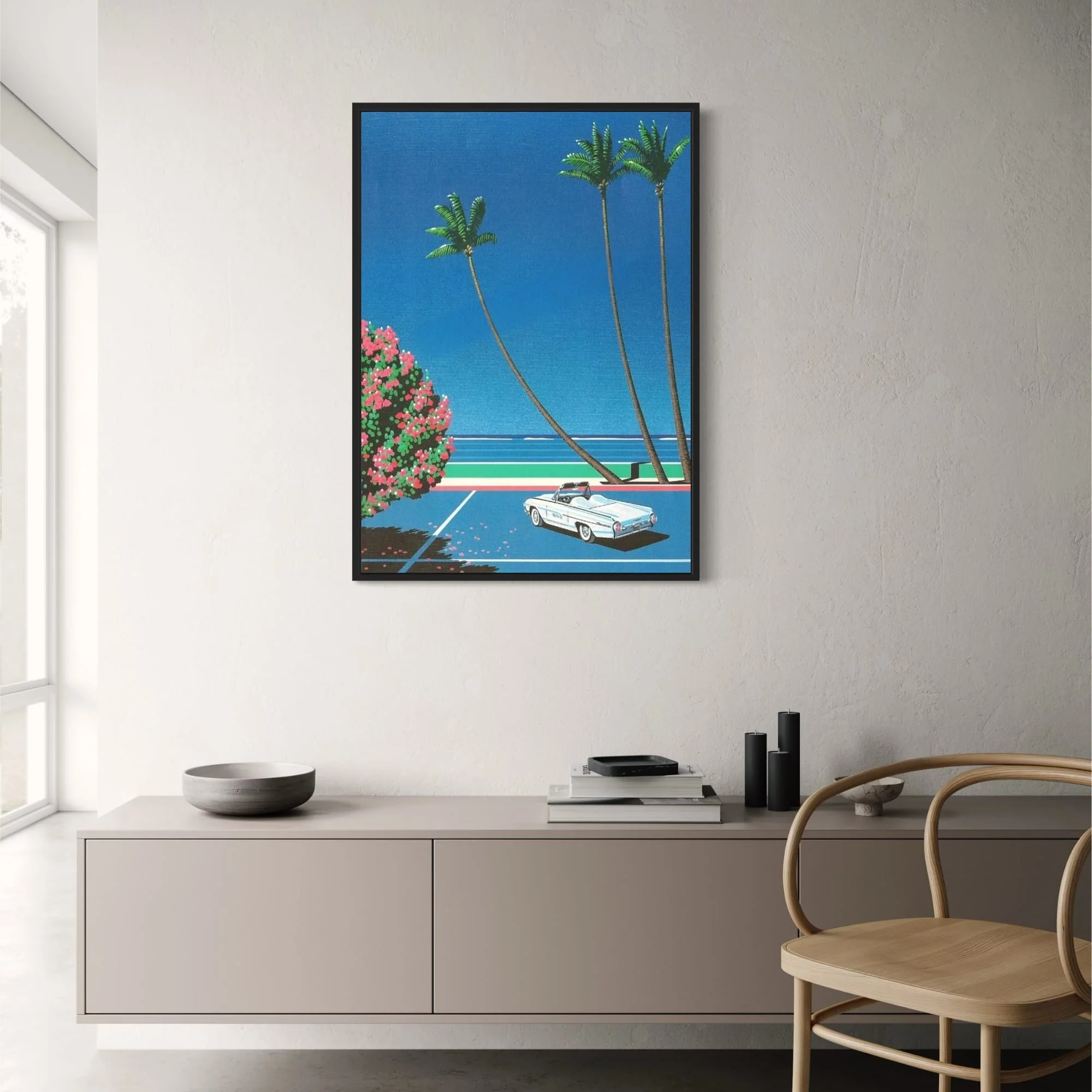 Hiroshi Nagai | Tropical Vaporwave City | Japanese Beach Car - Image 2