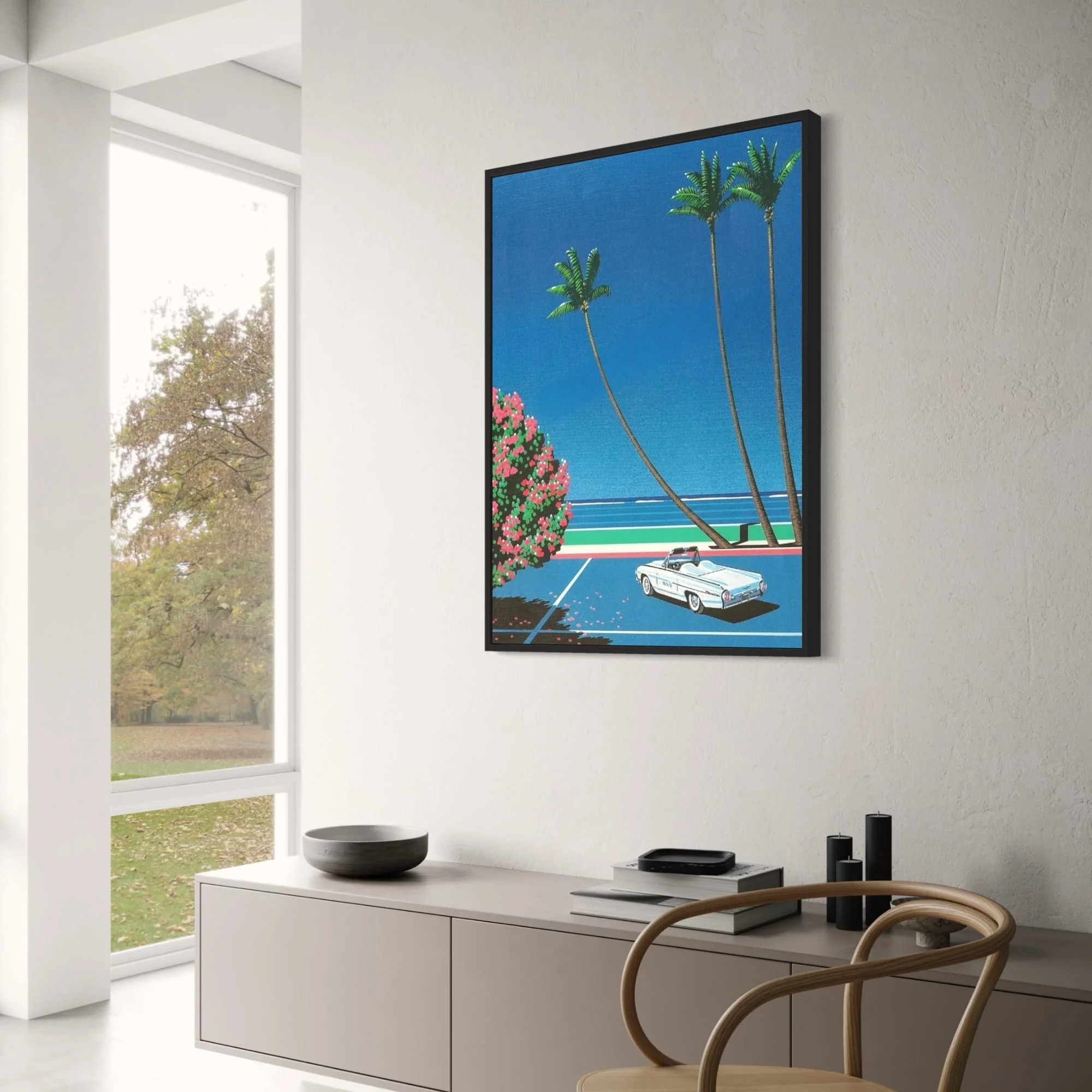 Hiroshi Nagai | Tropical Vaporwave City | Japanese Beach Car - Image 3