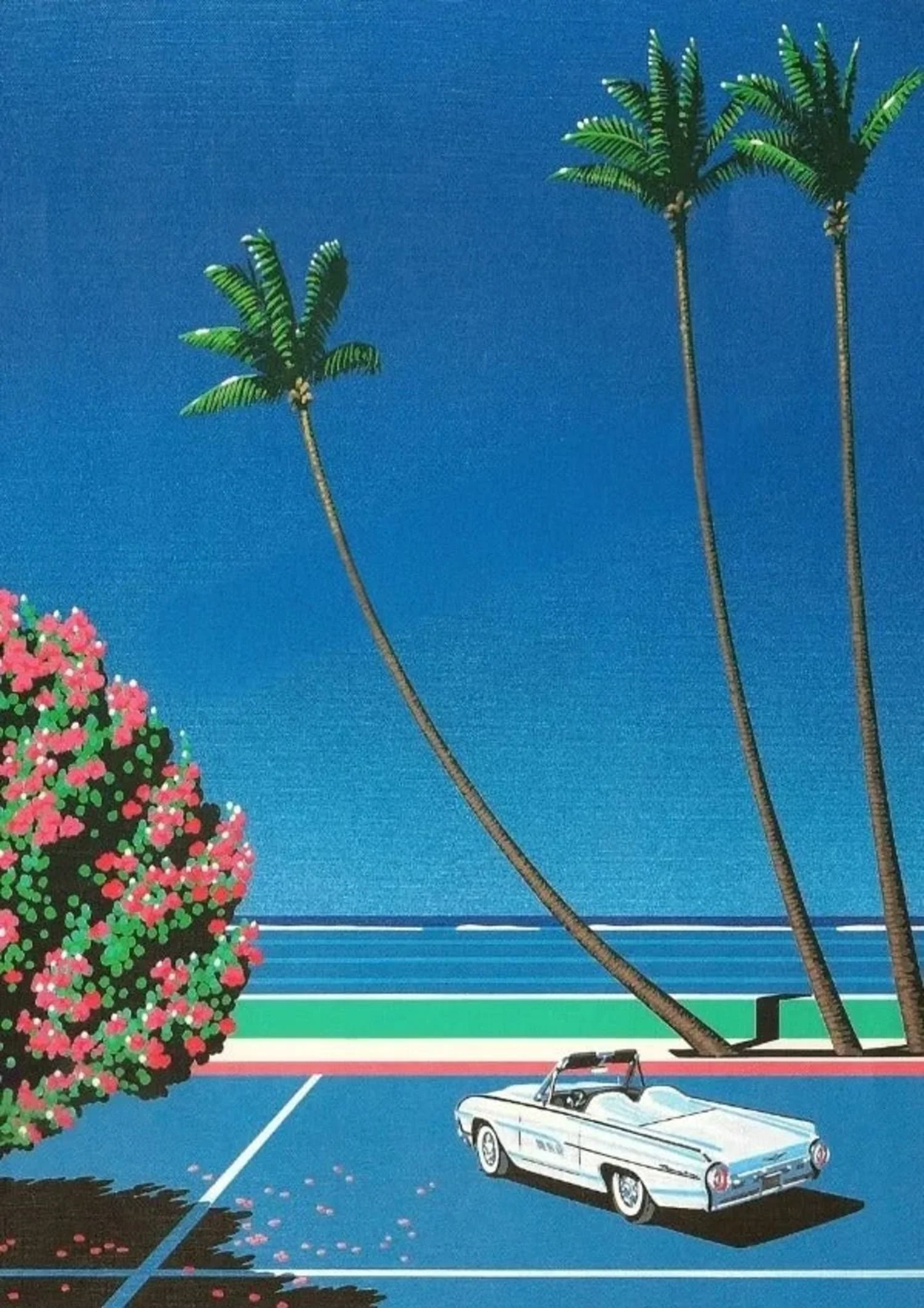 Hiroshi Nagai | Tropical Vaporwave City | Japanese Beach Car - Image 4