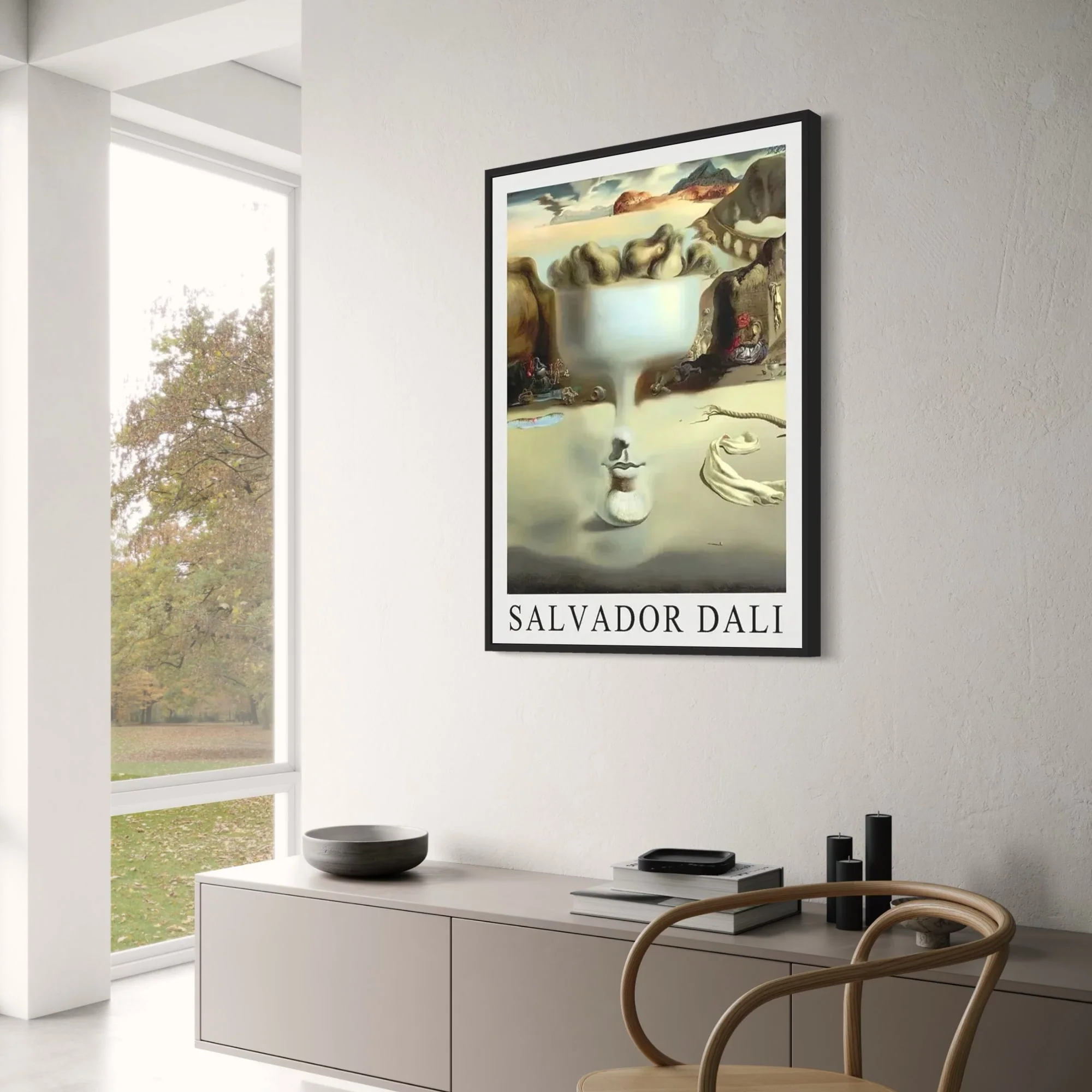 Salvador Dali | Surrealism | Face and Fruit Dish on Beach - Image 3