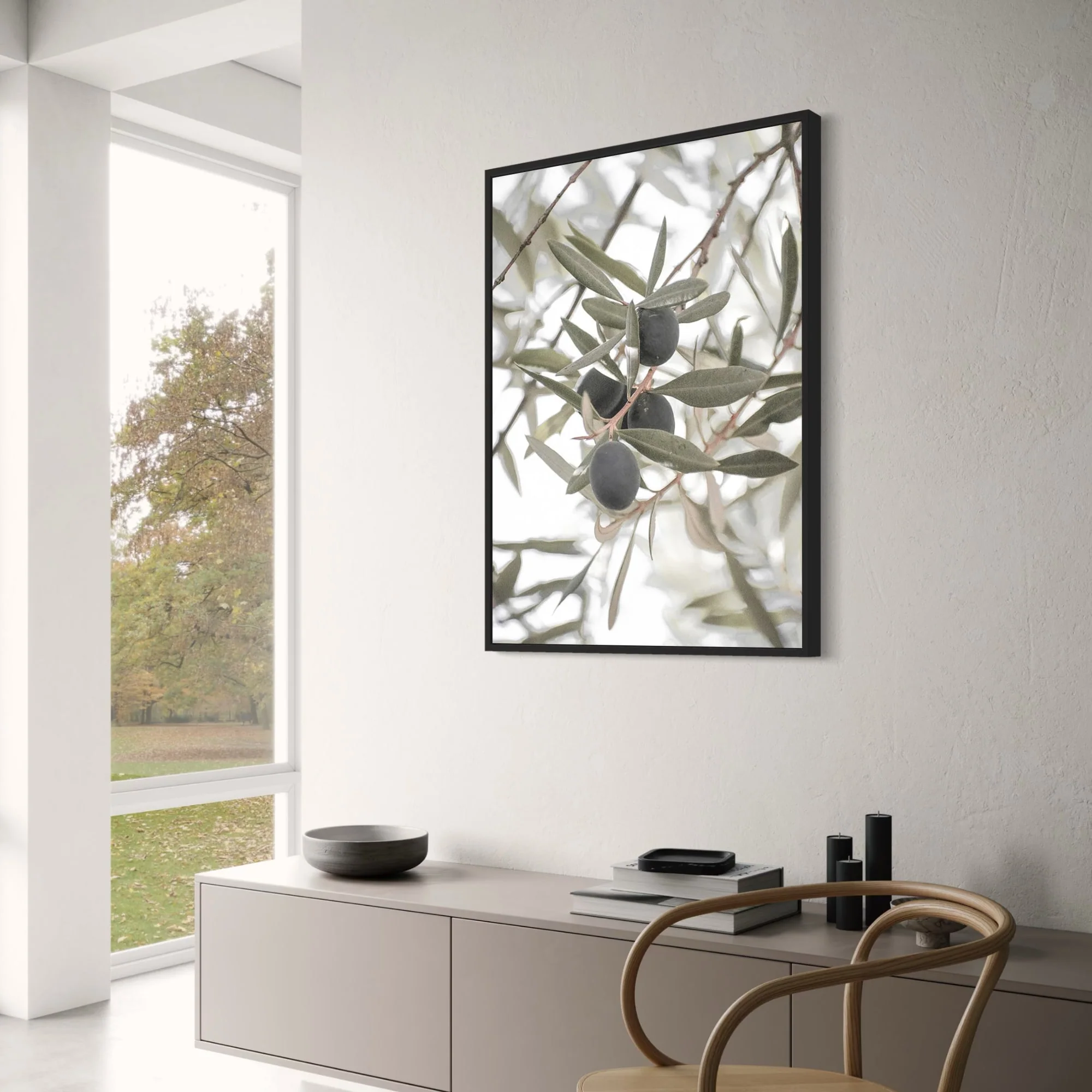 Olive Garden Landscape | Tranquil Mediterranean Scene - Image 3