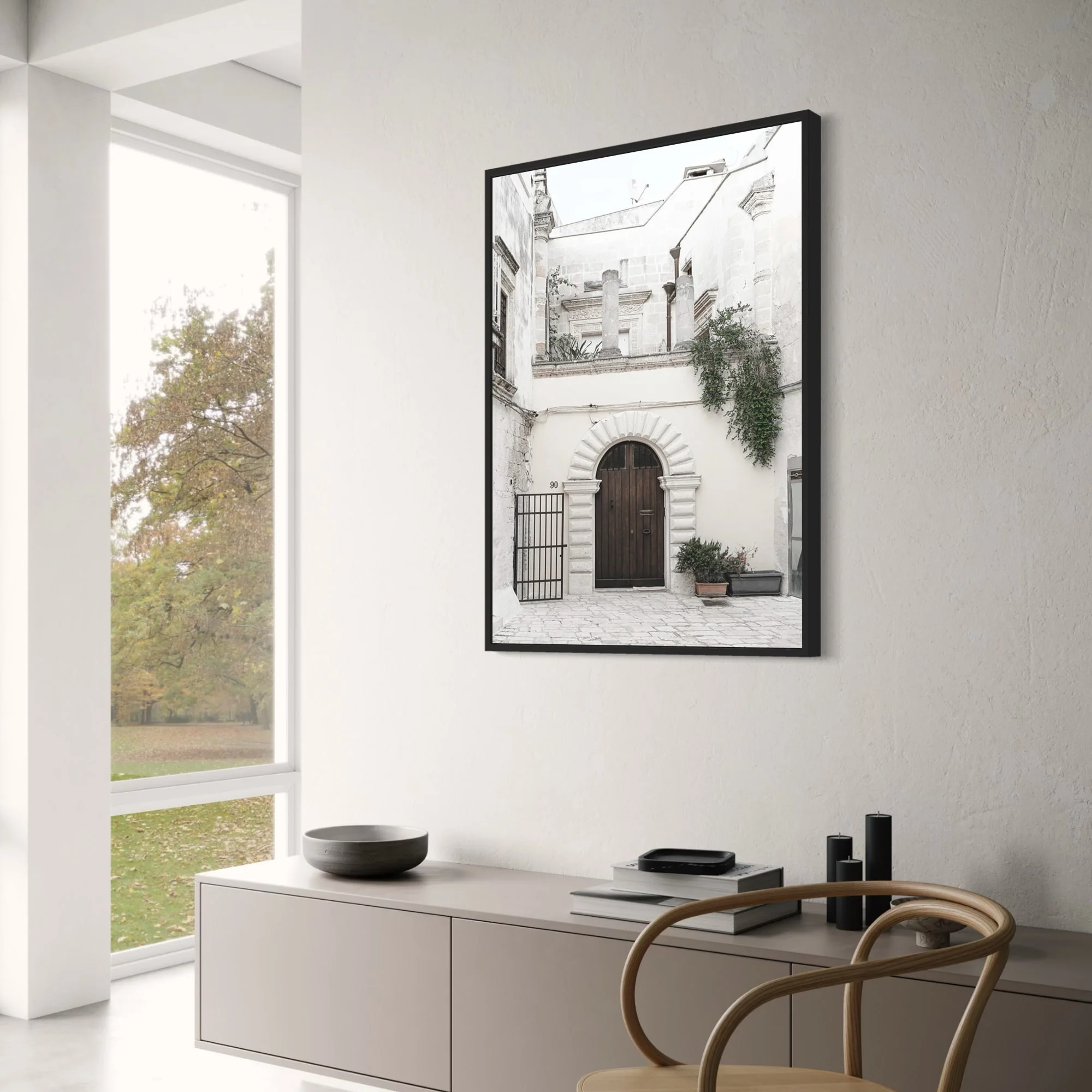 Olive Garden Courtyard | Serene Italy Scene - Image 3