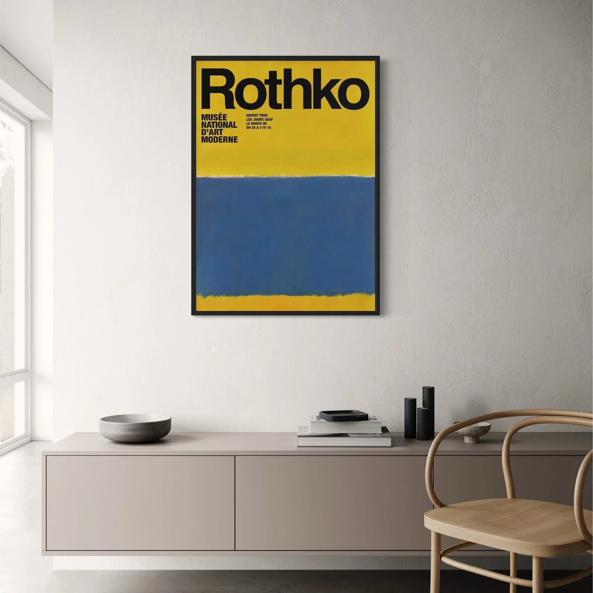 Mark Rothko | Blue on Yellow Abstract - Image 2