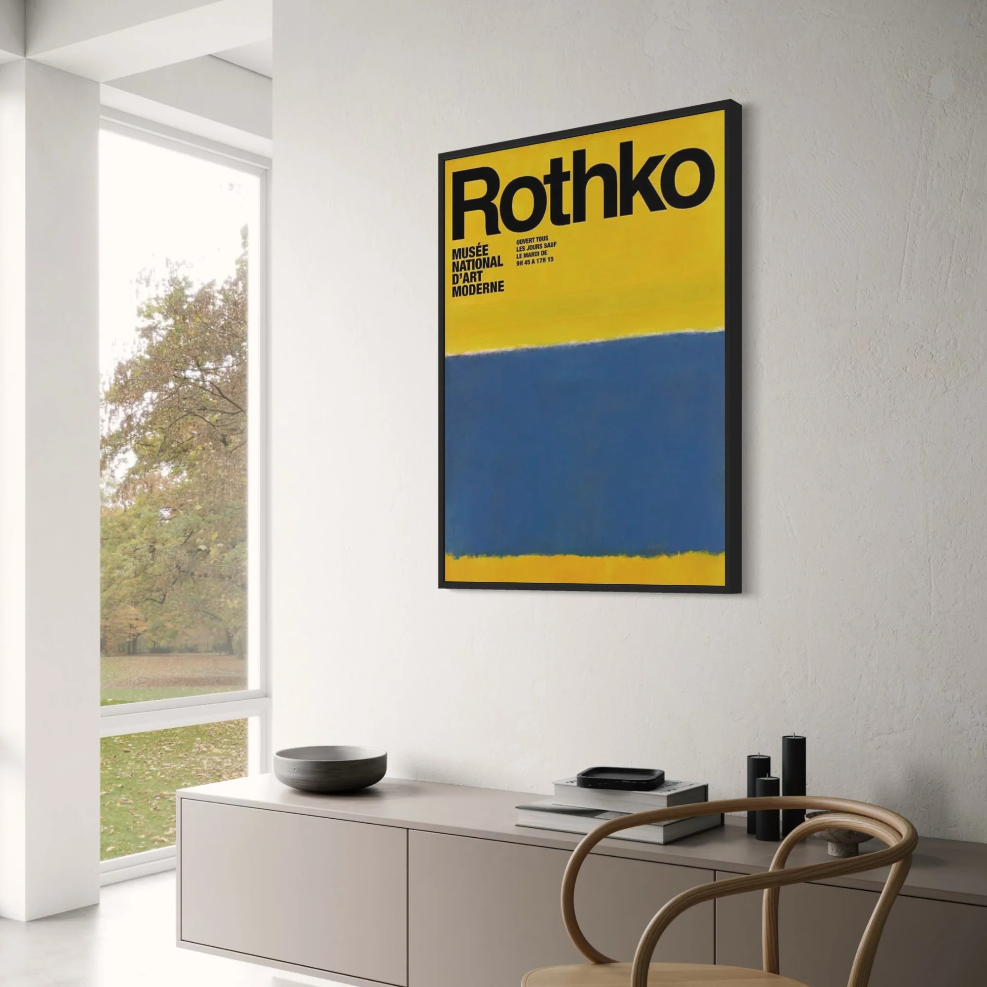 Mark Rothko | Blue on Yellow Abstract - Image 3