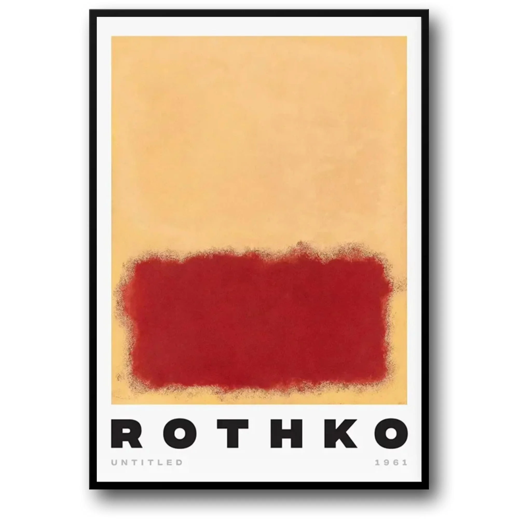Mark Rothko | Red on Creme Abstract