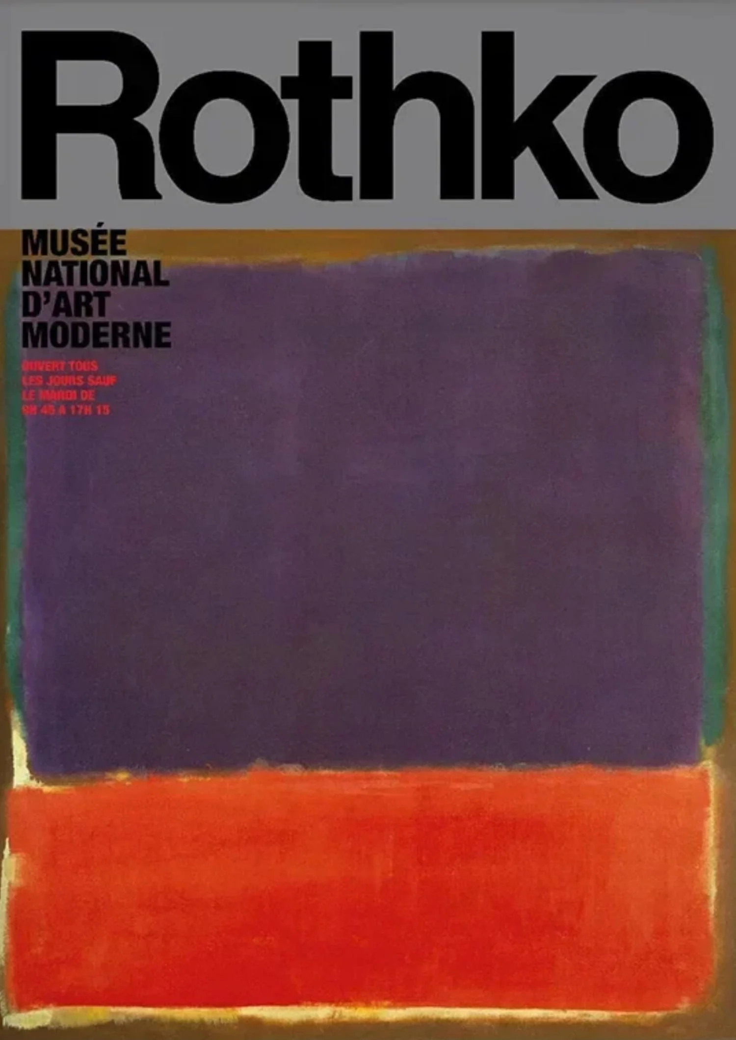 Rothko | Purple and Red Composition | Color Field Painting - Image 4