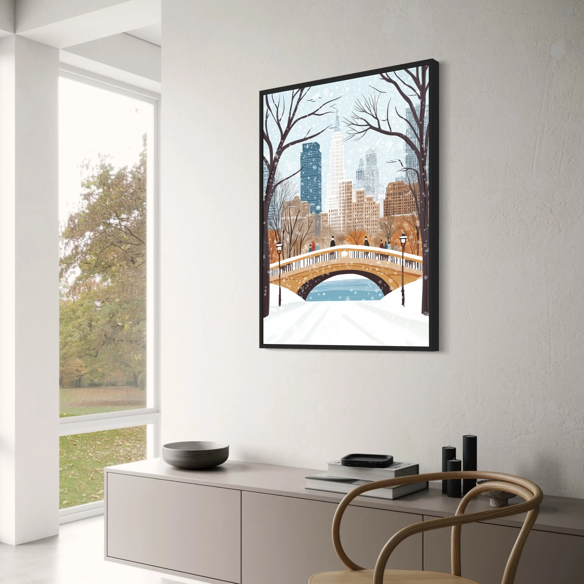 Winter Cityscape | Snowfall & Skyscrapers - Image 3