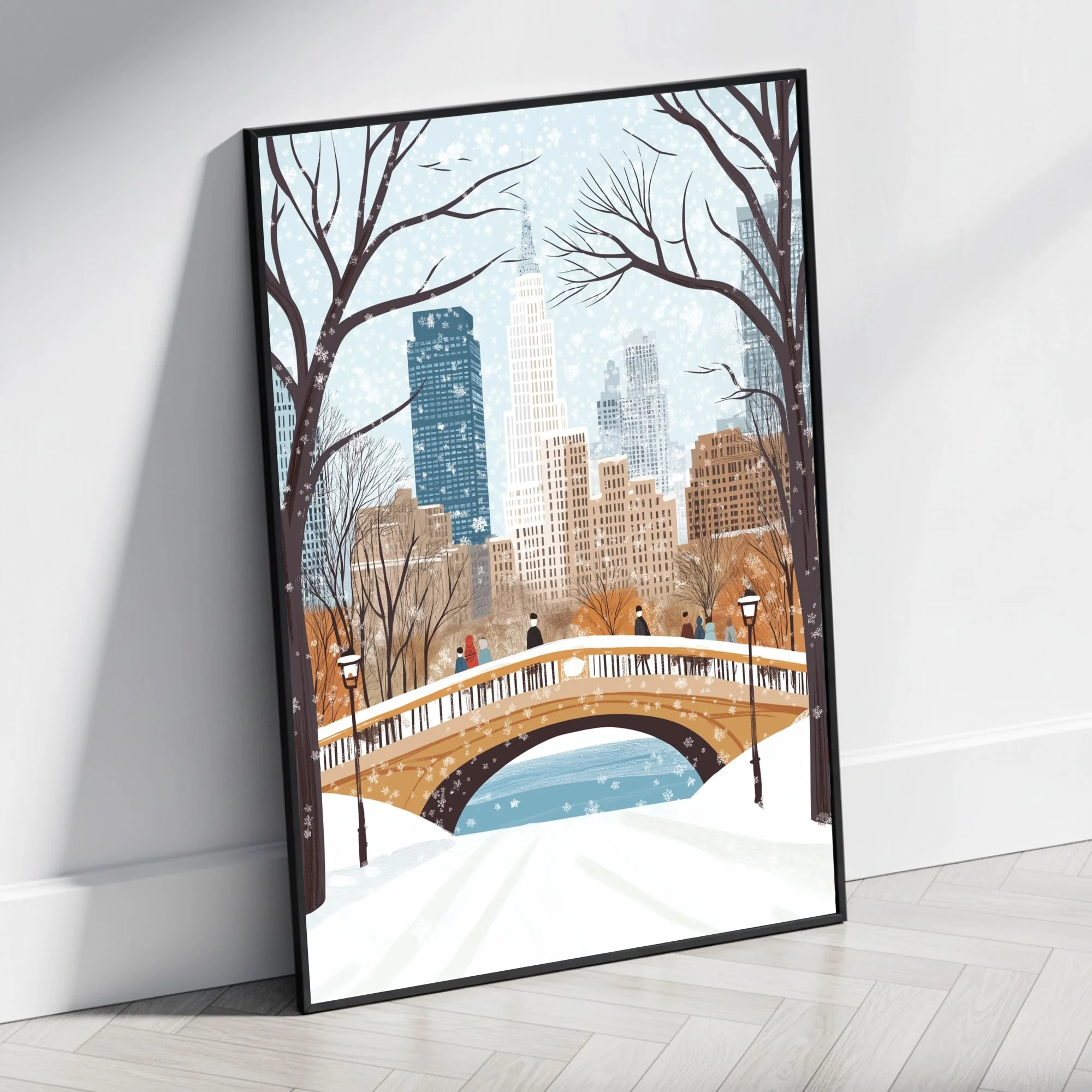 Winter Cityscape | Snowfall & Skyscrapers - Image 4
