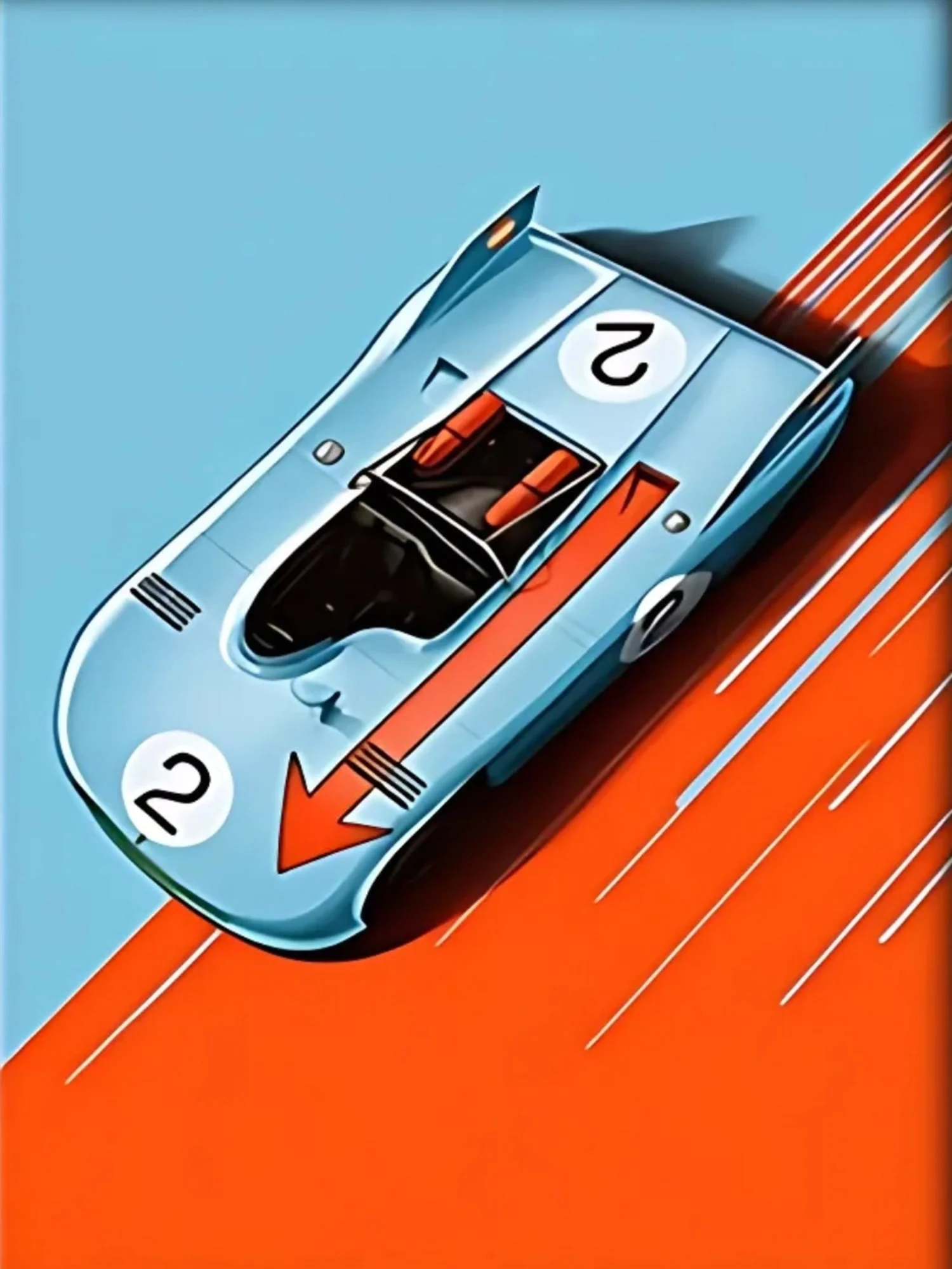 Porsche 917 Gulf Oil | Vintage Le Mans Racing - Image 4