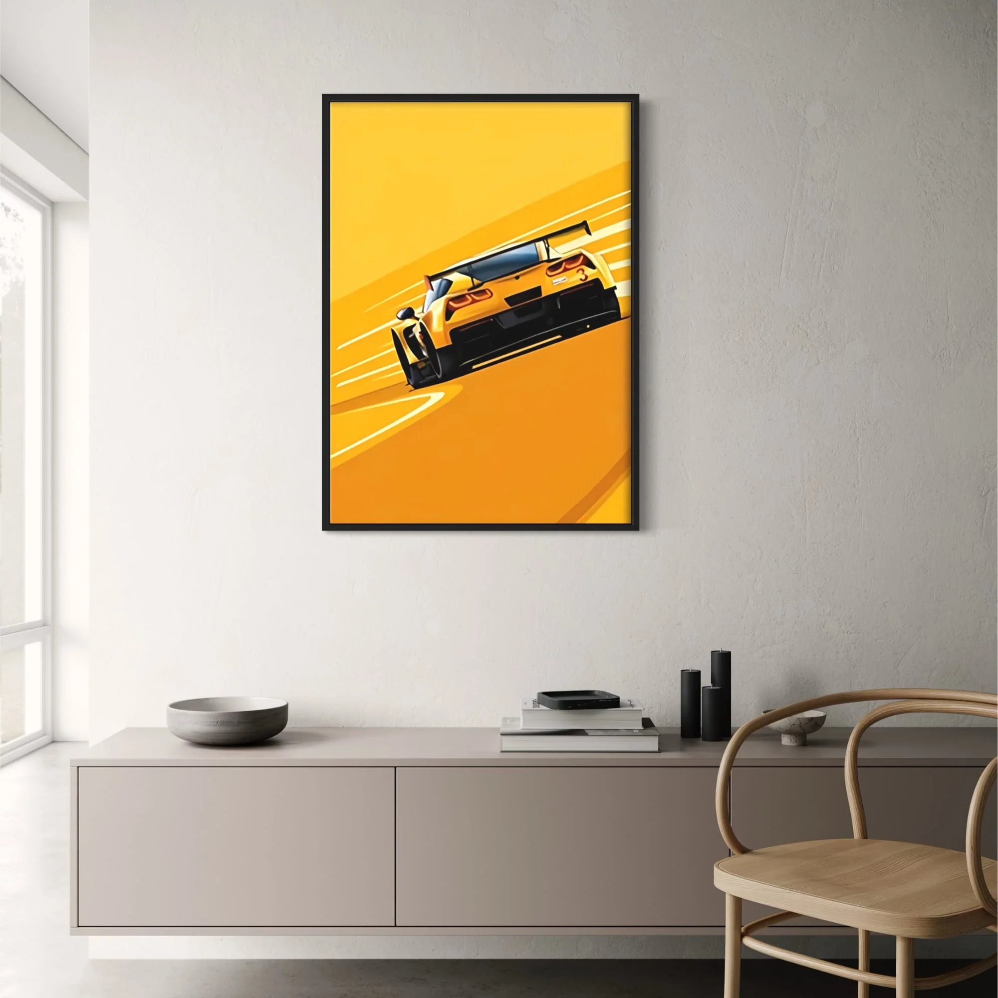 Le Mans | Vintage Style | Corvette C8.R - Image 2