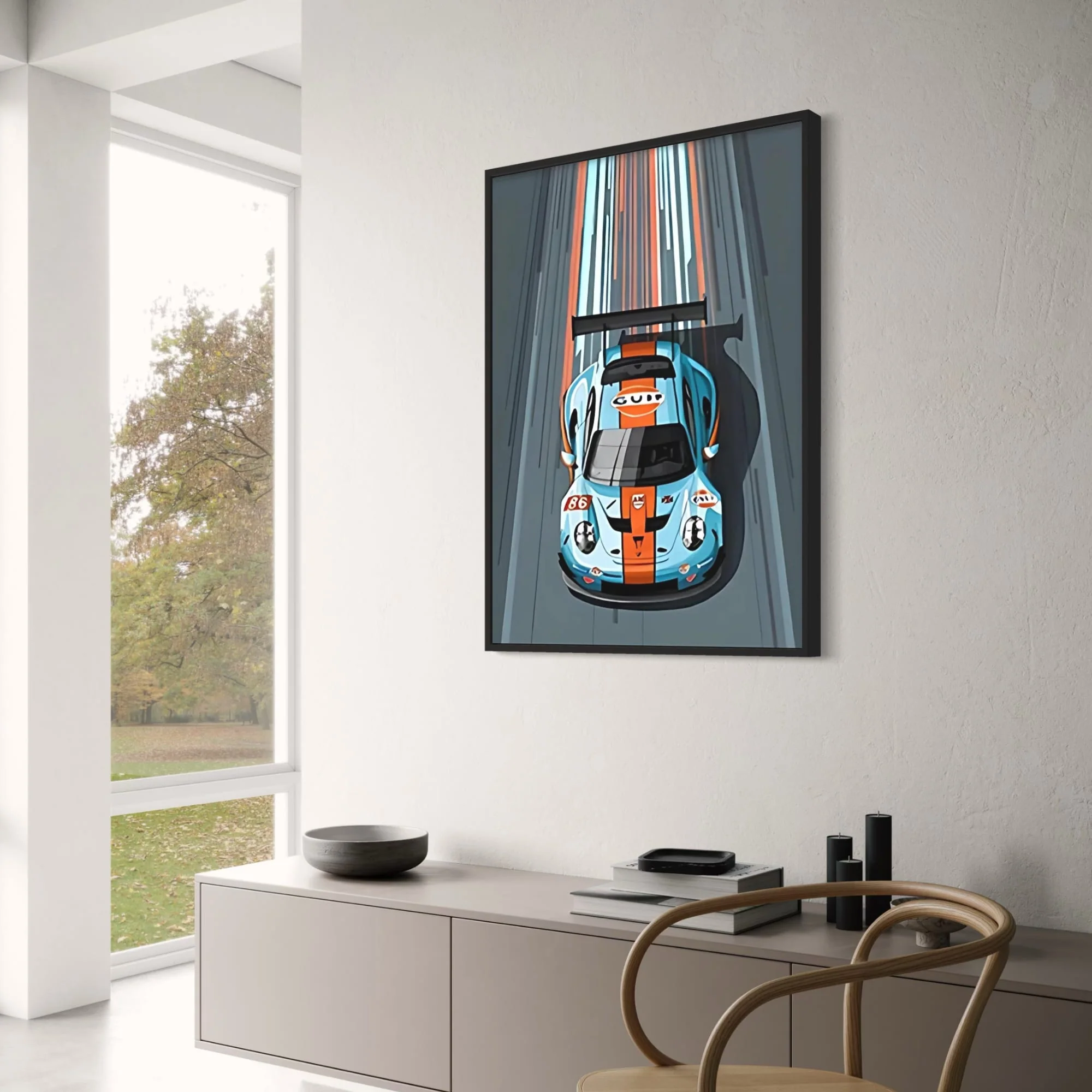 Porsche 911 | Gulf Oil | Vintage Le Mans Style - Image 3