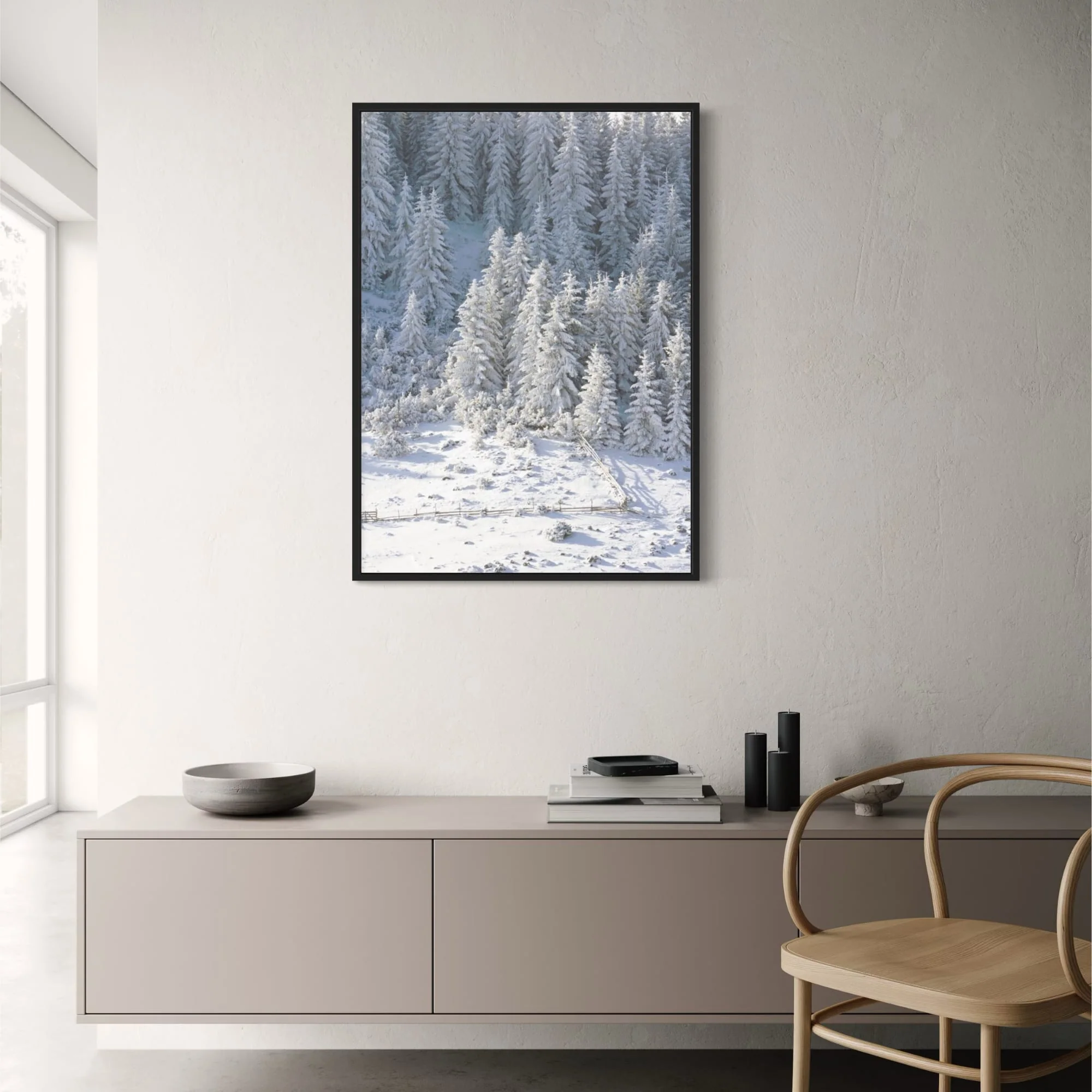 Winter Wonderland | Snowy Forest Scene - Image 2