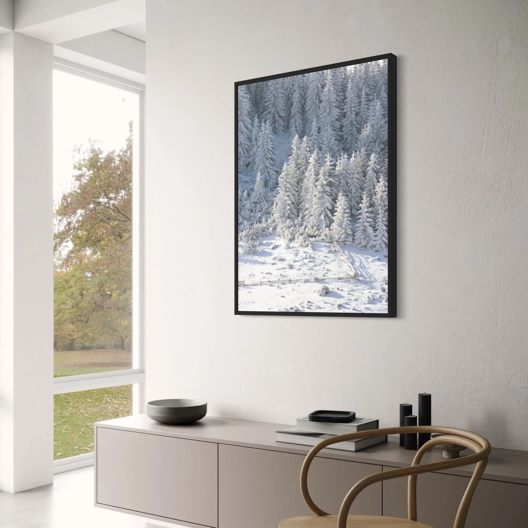 Winter Wonderland | Snowy Forest Scene - Image 3